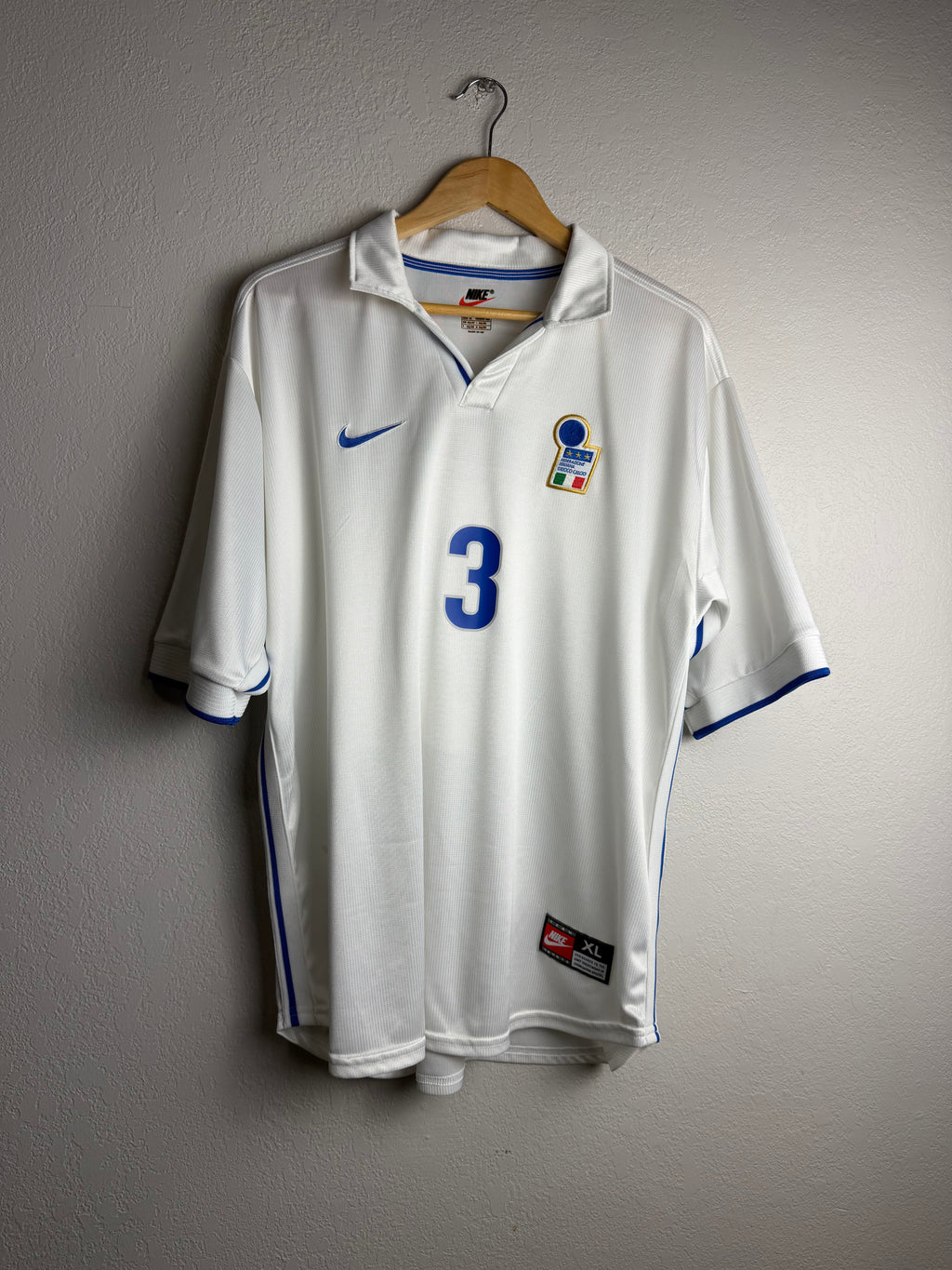 Italy National Team 1998 Away Jersey #3 Maldini