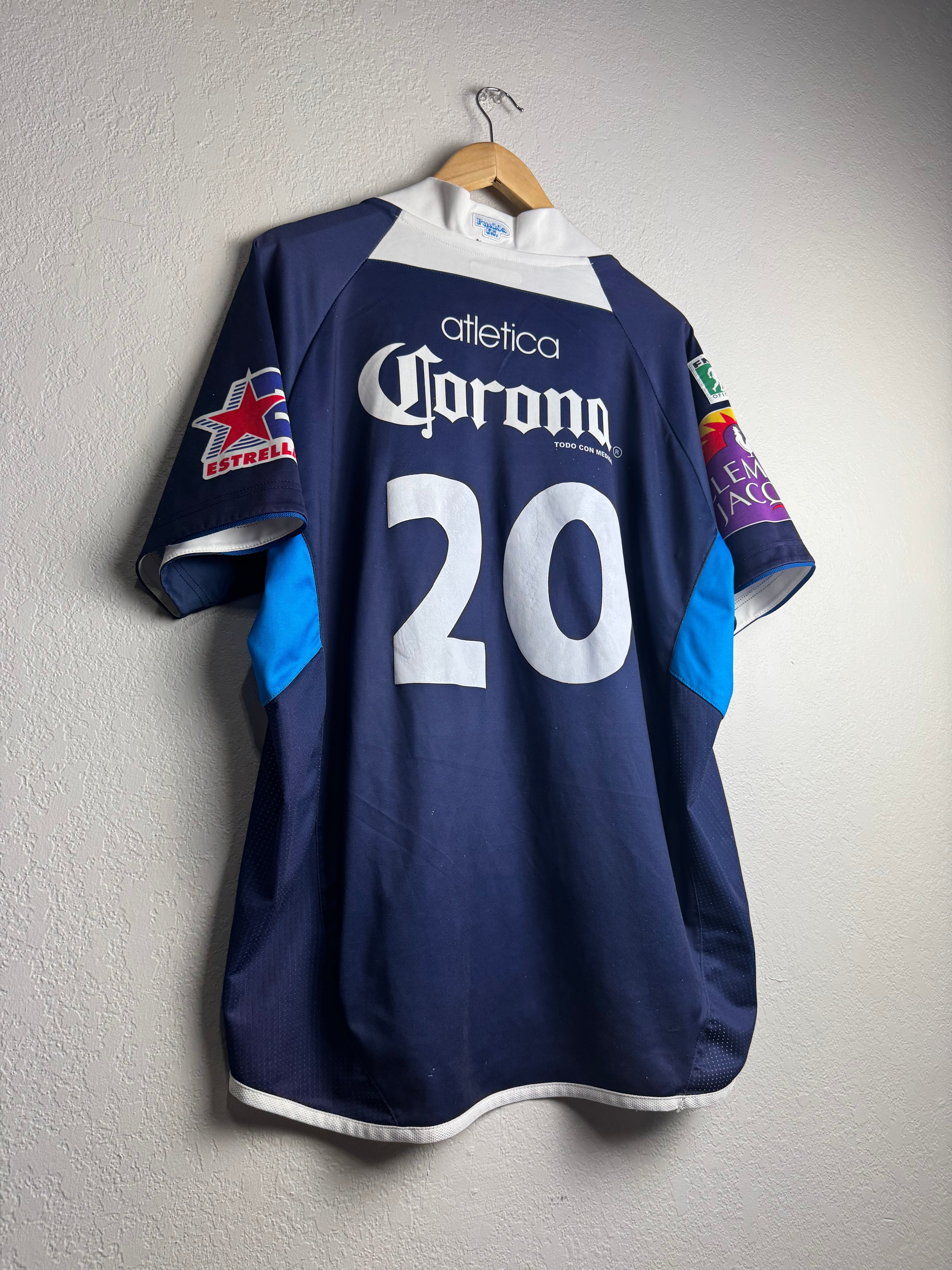 Puebla FC 2008/09 Away Jersey #20 Davino