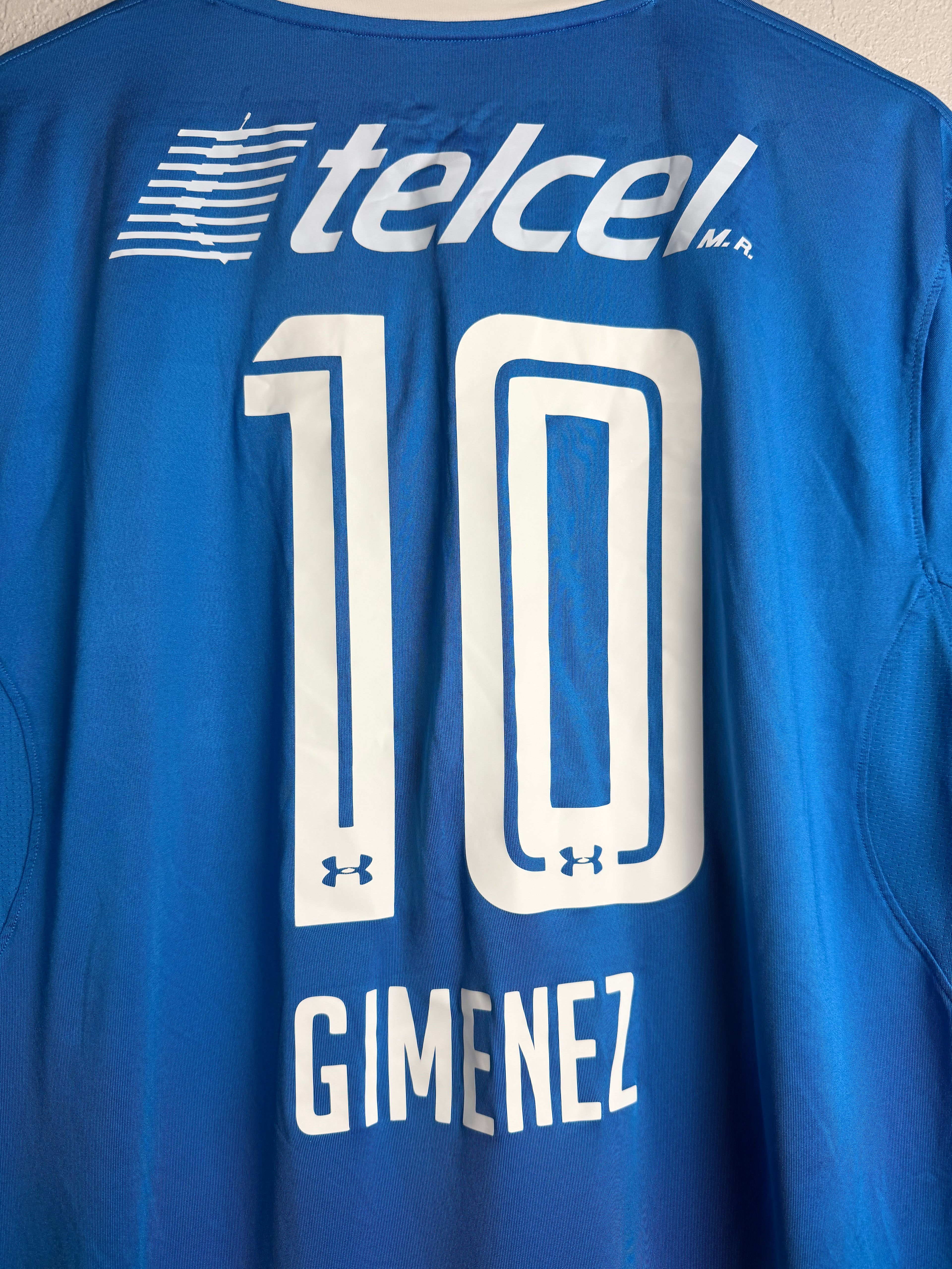 Cruz Azul 2017/18 Home Jersey #10 Gimenez