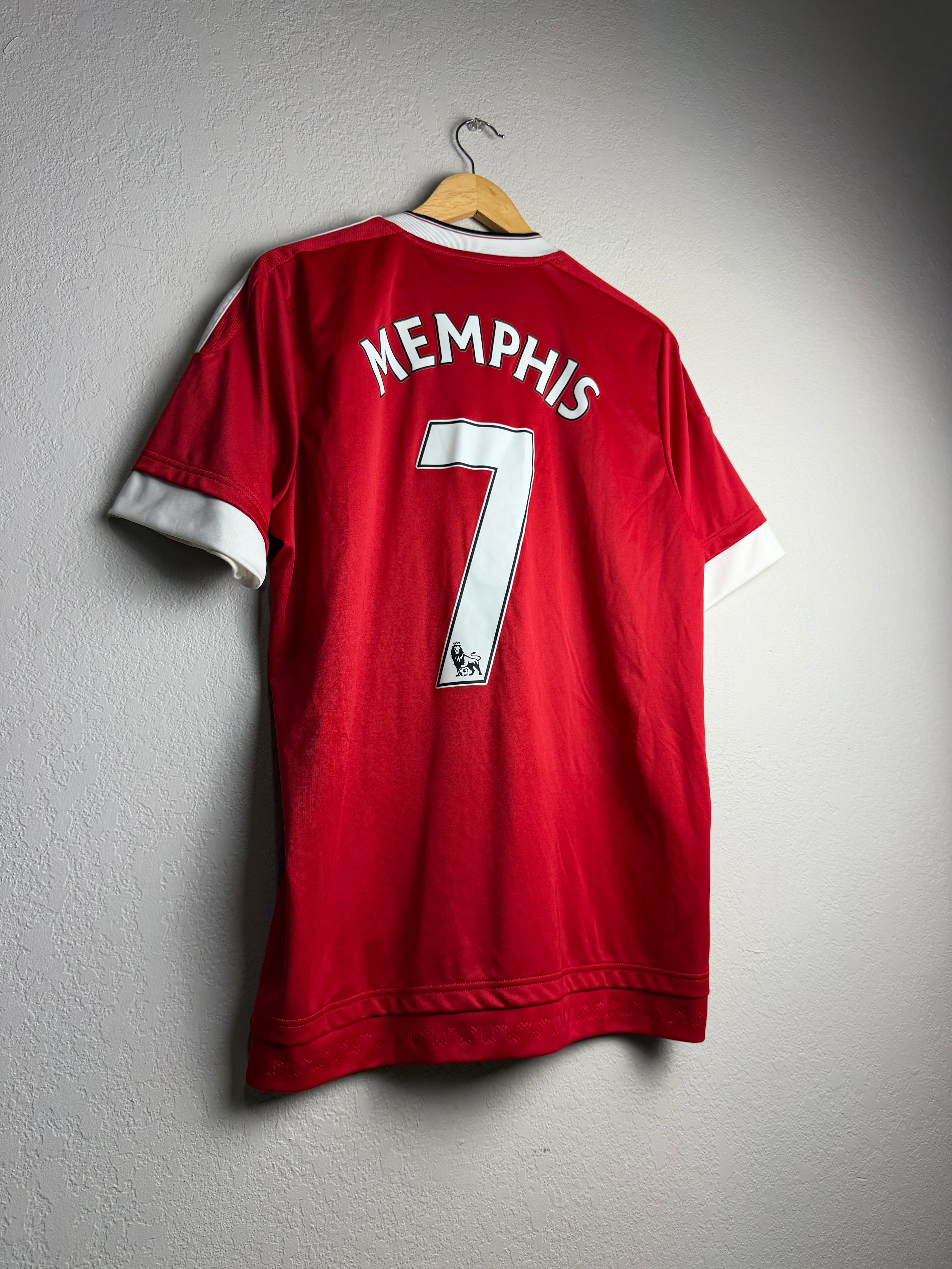 Manchester United 2015/16 Home Jersey #7 Memphis