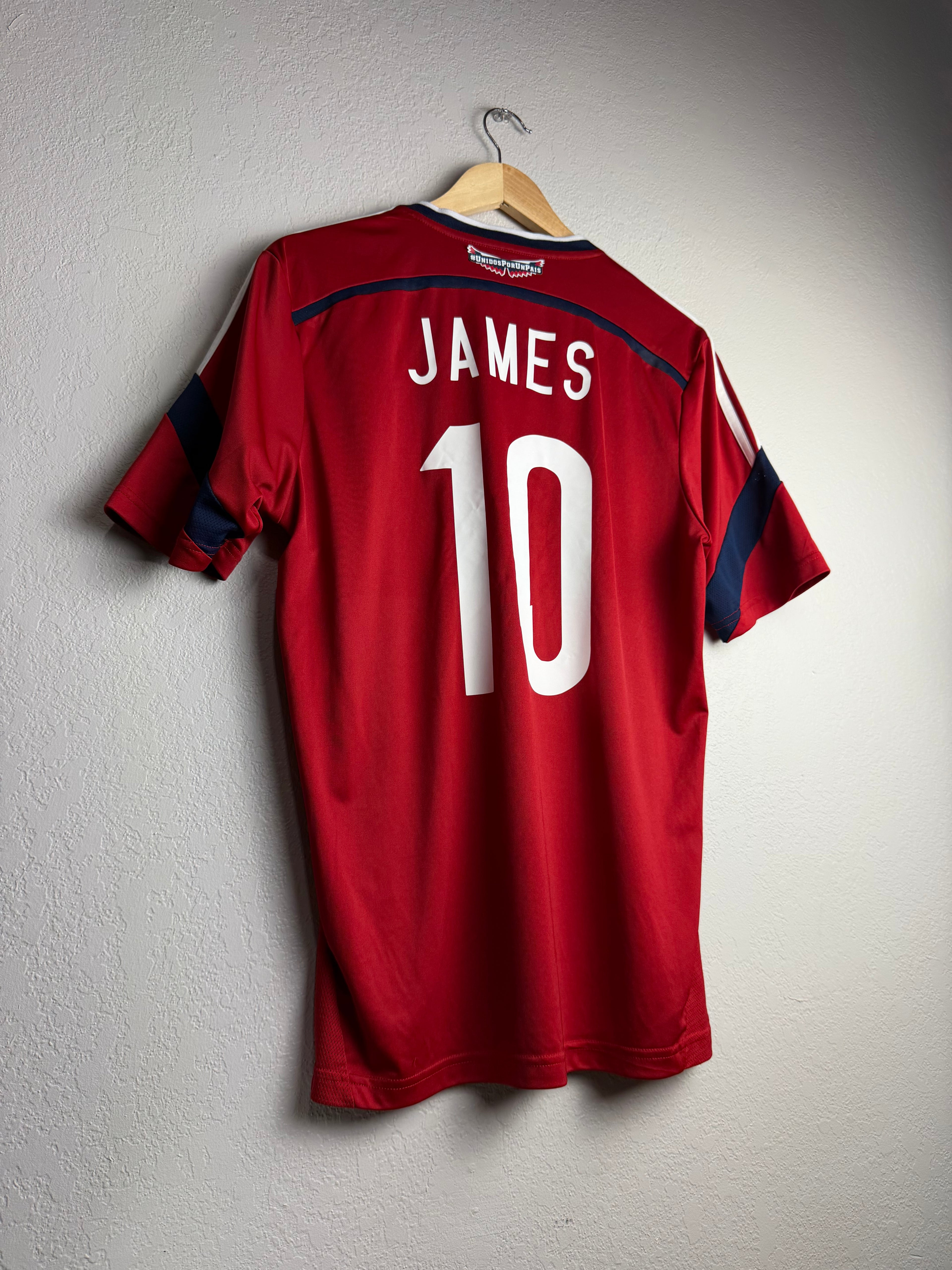 Colombia 2014 World Cup Away Jersey #10 James