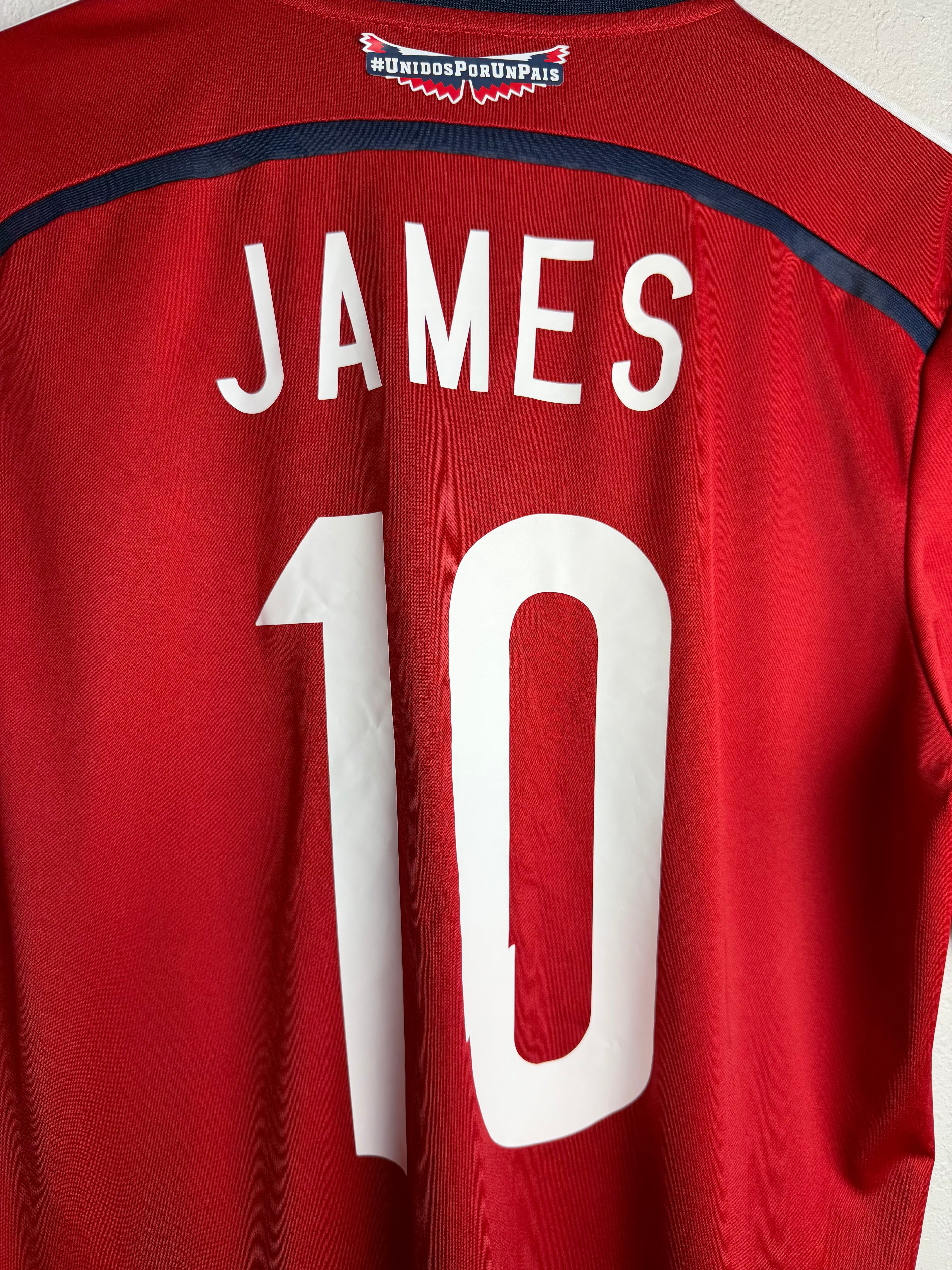 Colombia 2014 World Cup Away Jersey #10 James