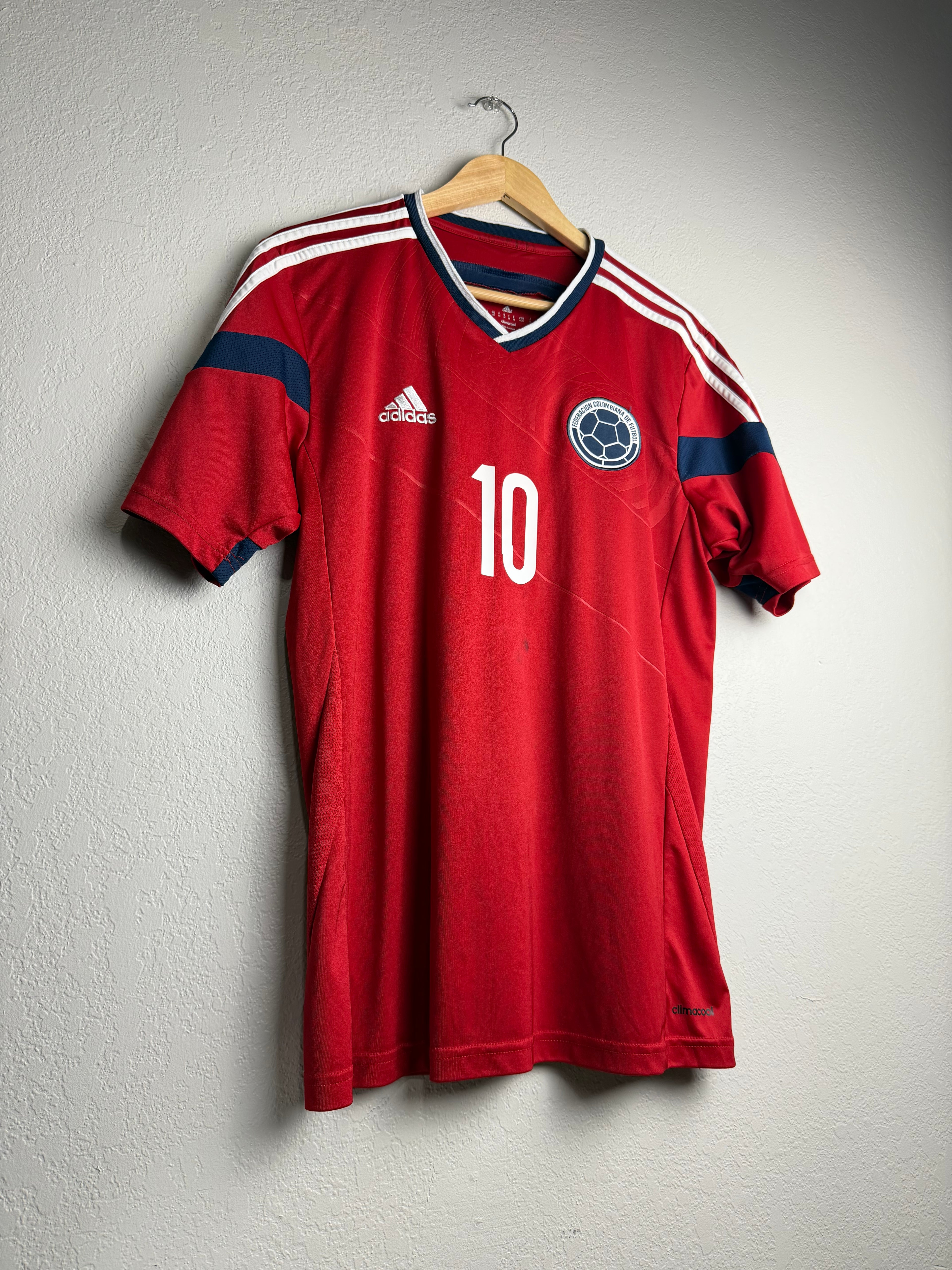 Colombia 2014 World Cup Away Jersey #10 James