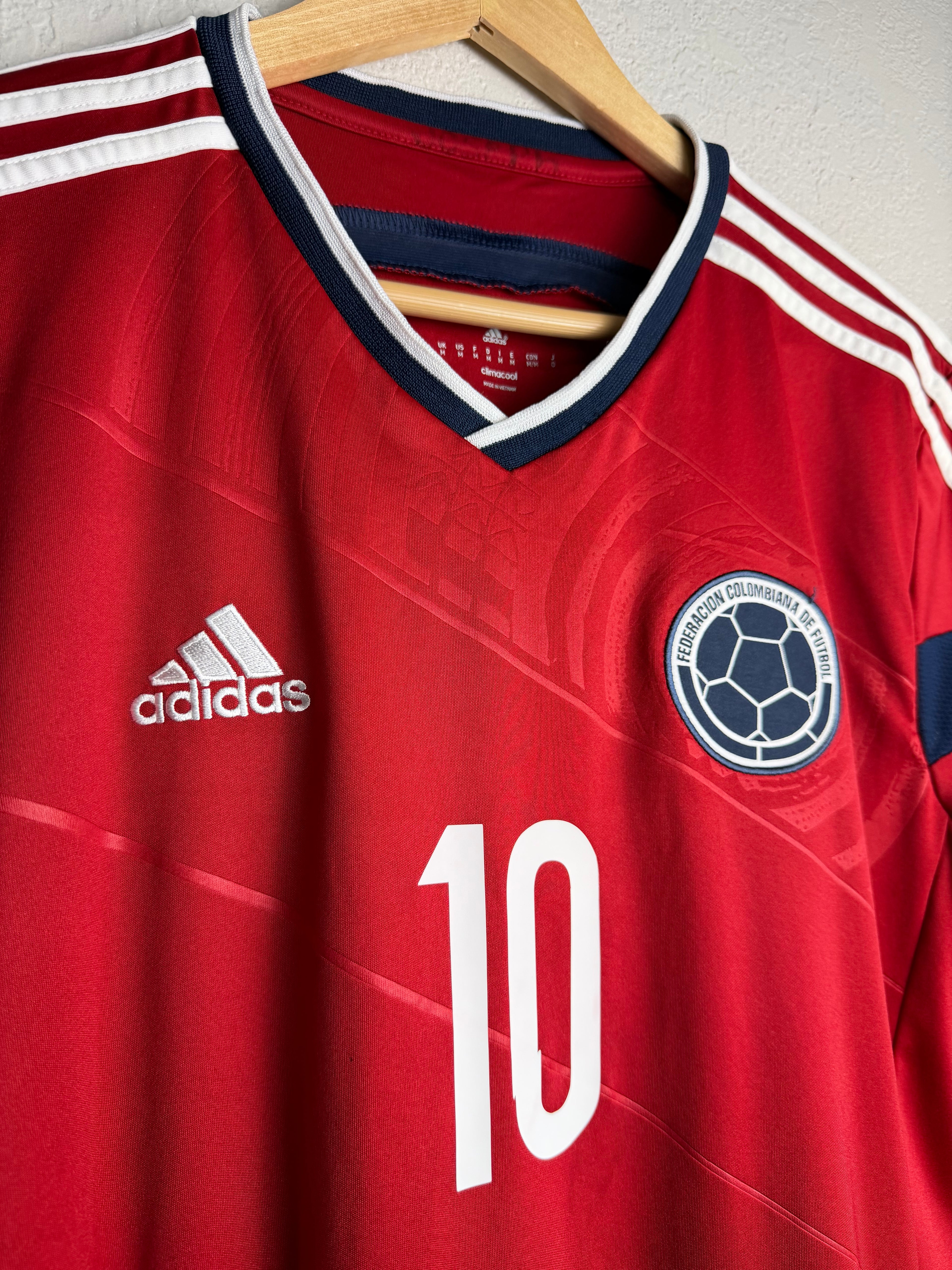 Colombia 2014 World Cup Away Jersey #10 James