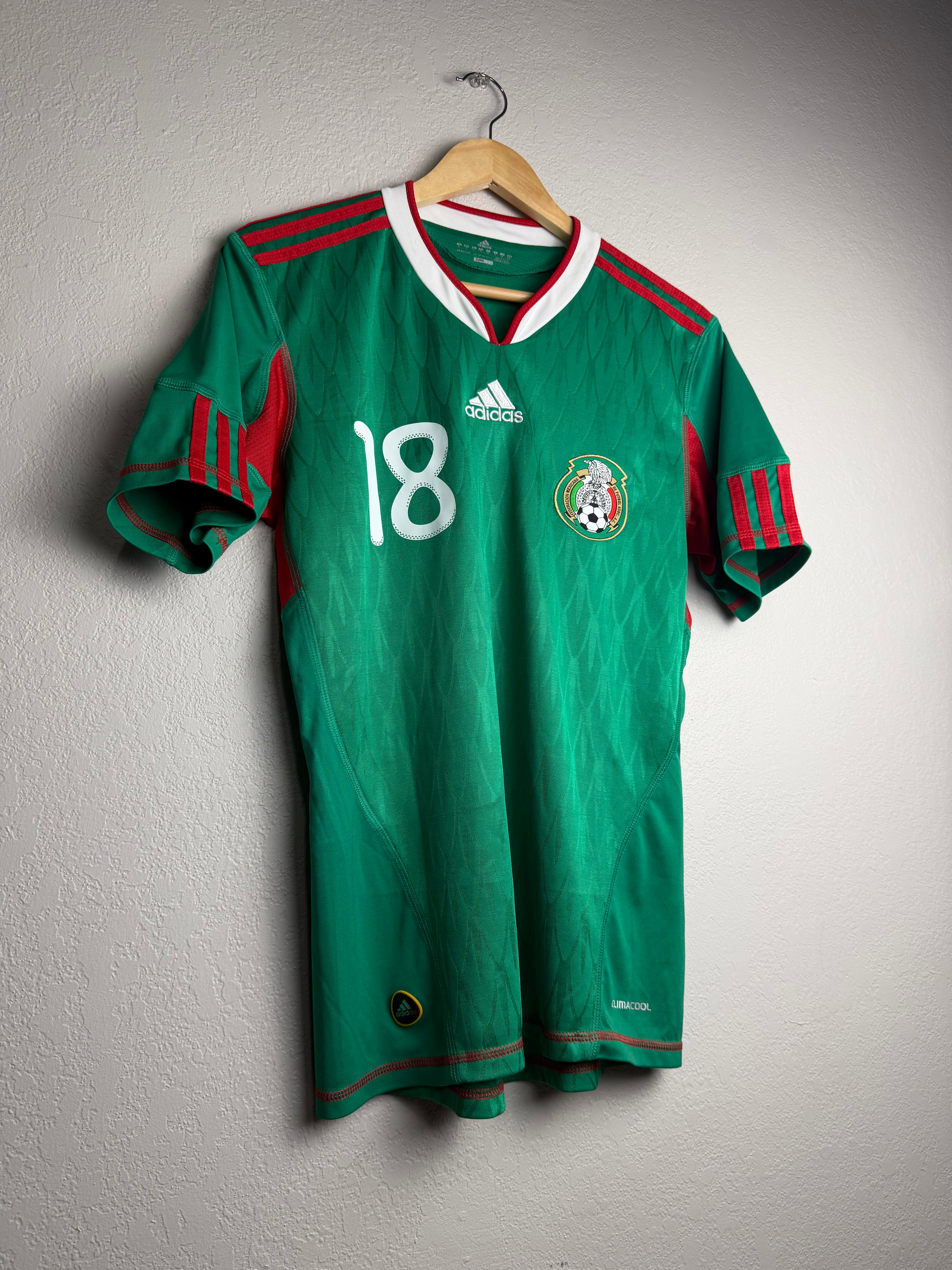 Mexico 2010 World Cup Home Jersey #18 Guardado