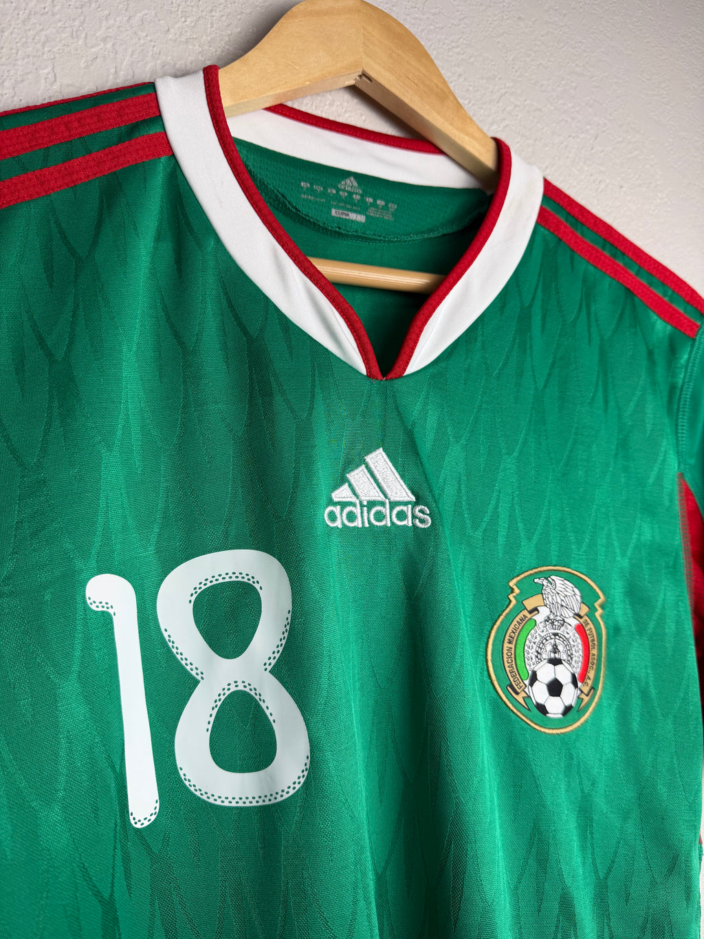Mexico 2010 World Cup Home Jersey #18 Guardado