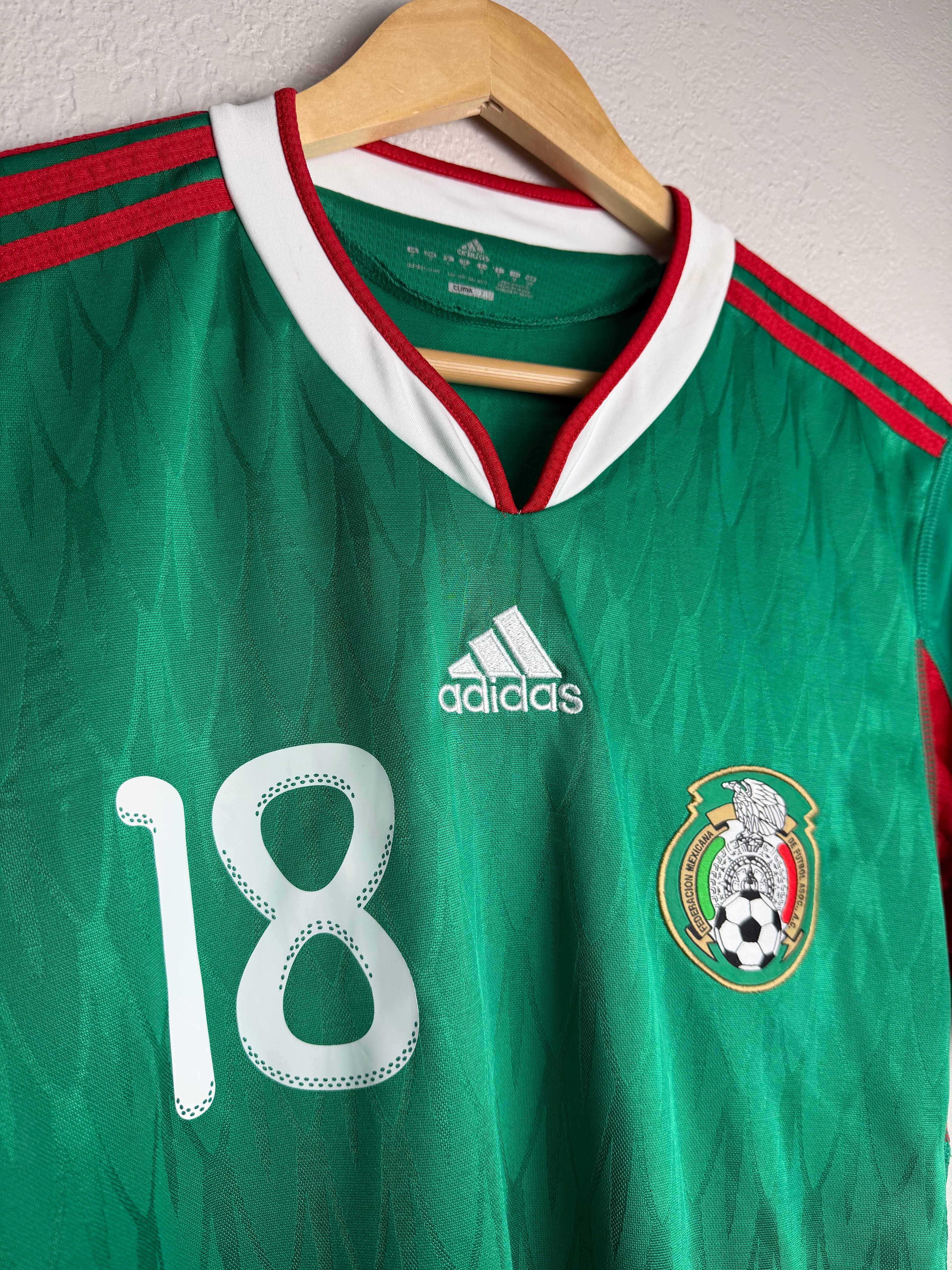 Mexico 2010 World Cup Home Jersey #18 Guardado