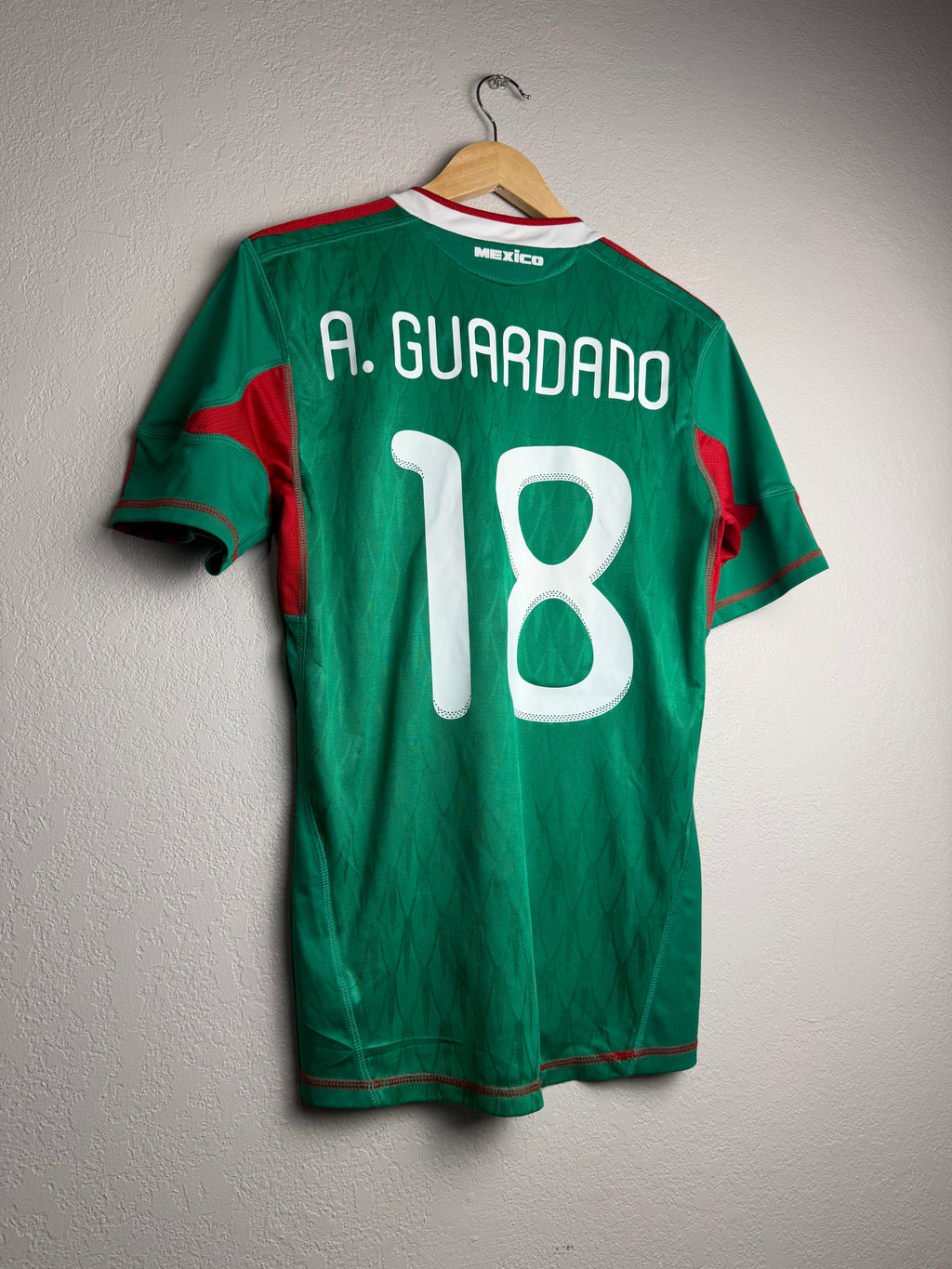 Mexico 2010 World Cup Home Jersey #18 Guardado