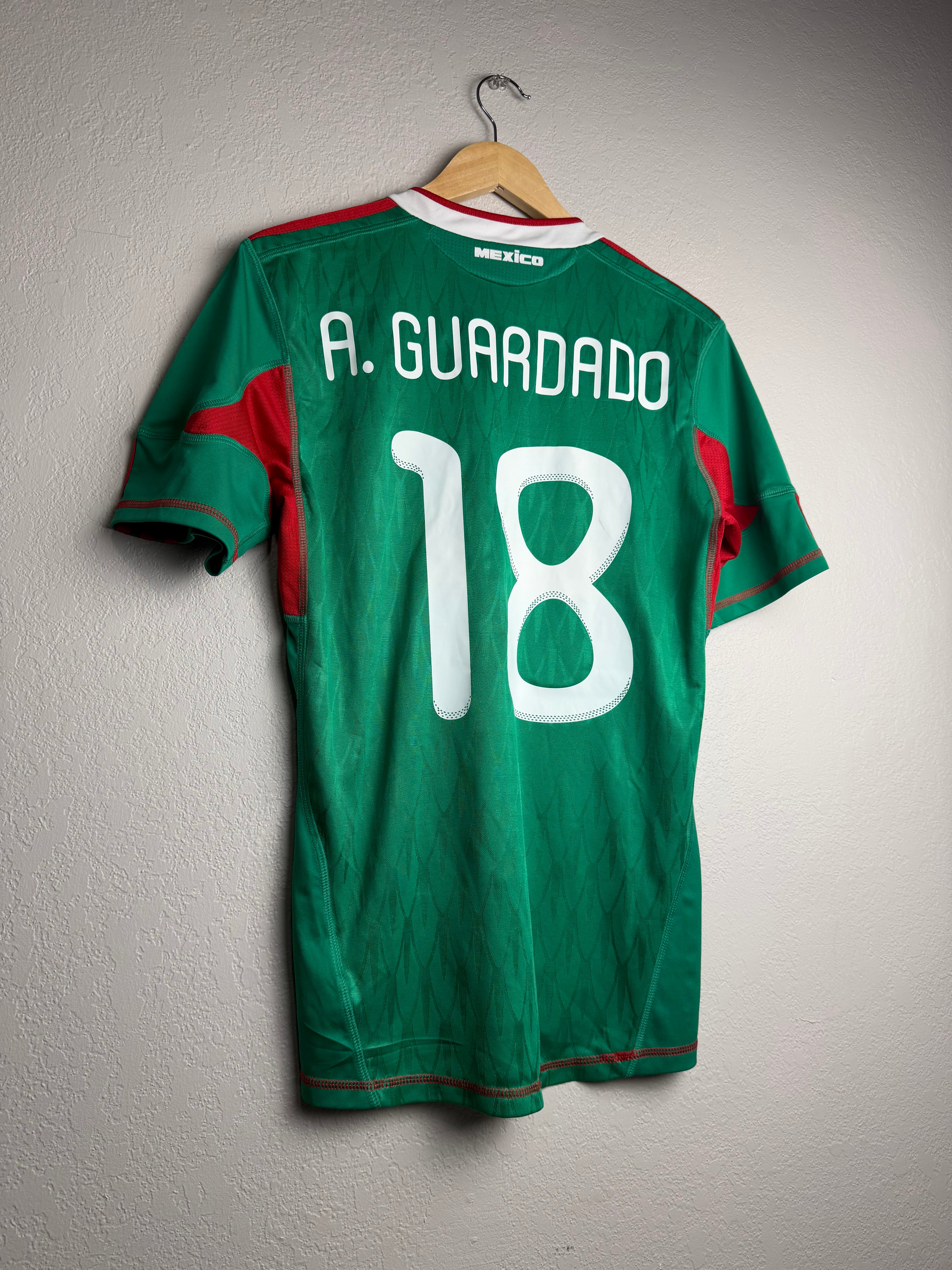 Mexico 2010 World Cup Home Jersey #18 Guardado