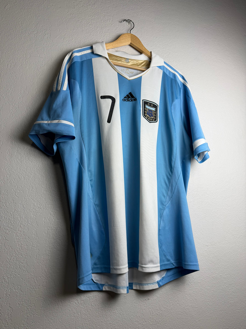 Argentina 2011/12 Home Jersey #7 Di Maria