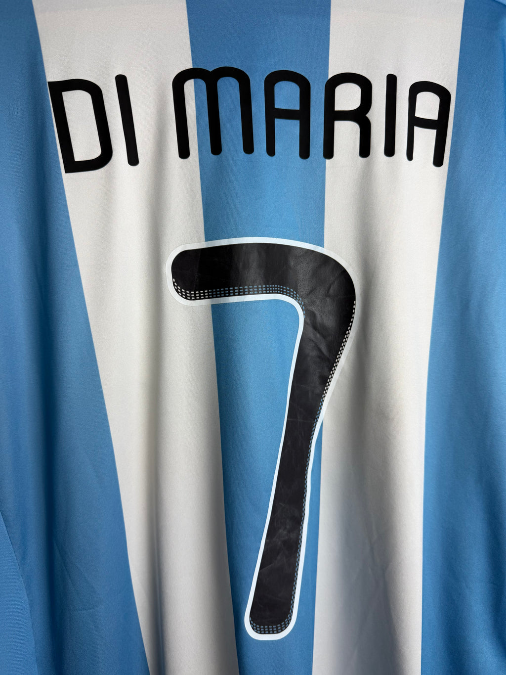 Argentina 2011/12 Home Jersey #7 Di Maria