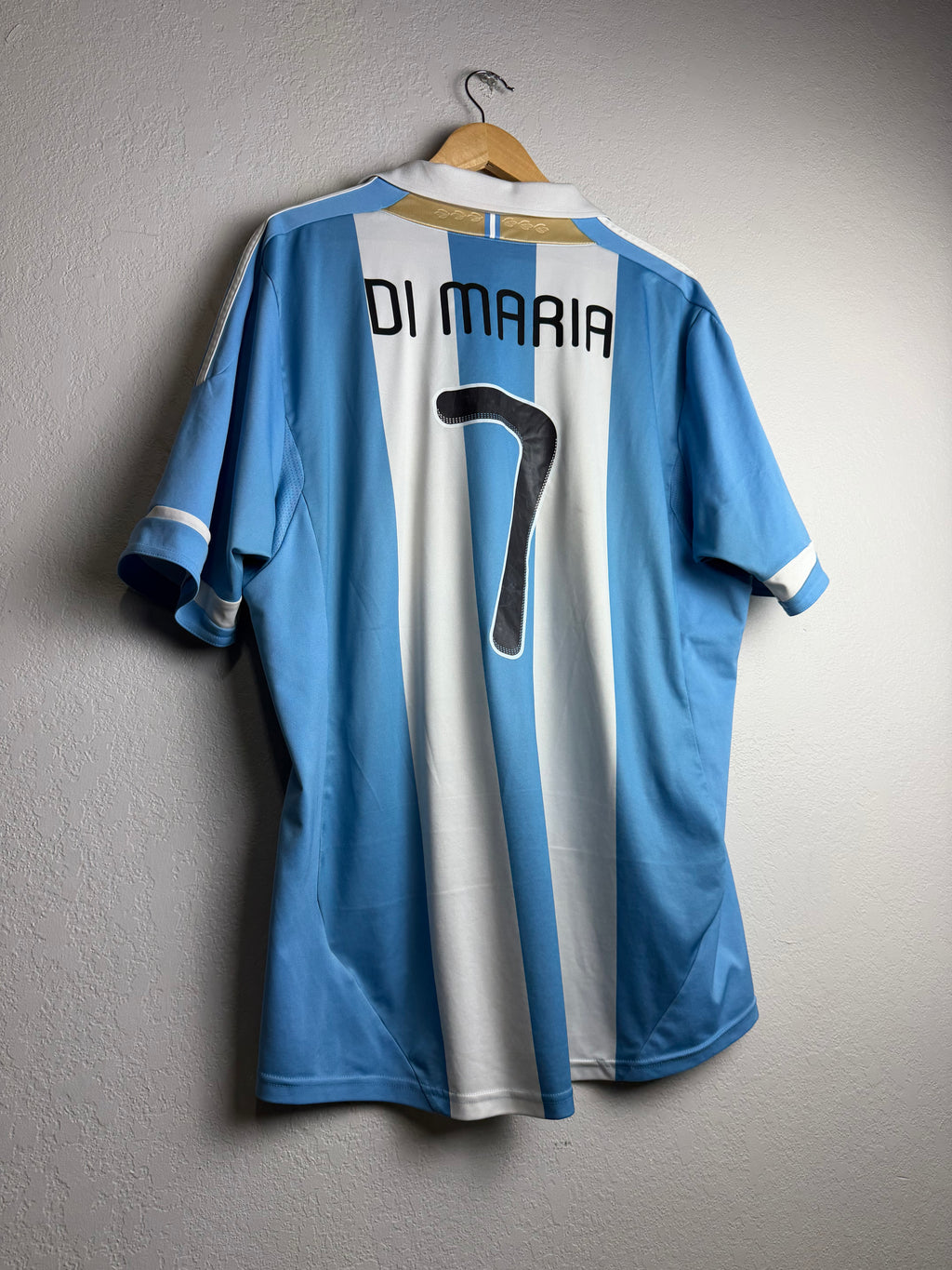 Argentina 2011/12 Home Jersey #7 Di Maria