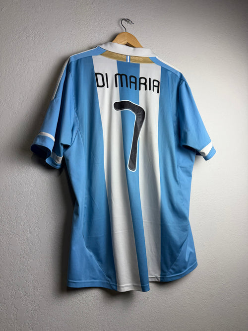 Argentina 2011/12 Home Jersey #7 Di Maria
