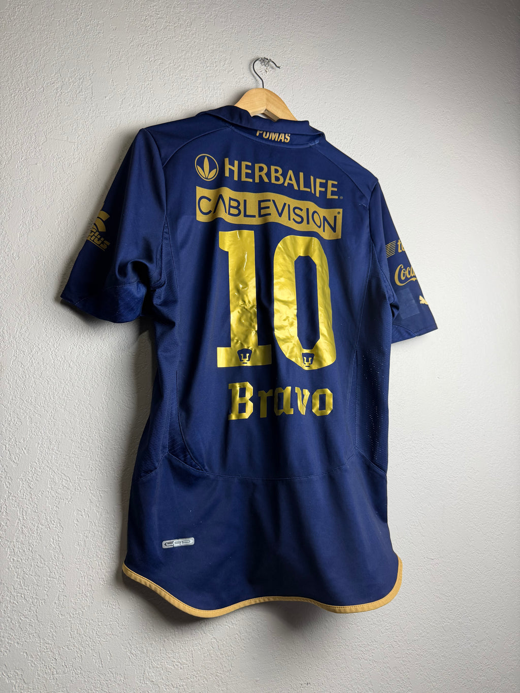 Pumas UNAM 2010/11 Away Jersey #10 Bravo