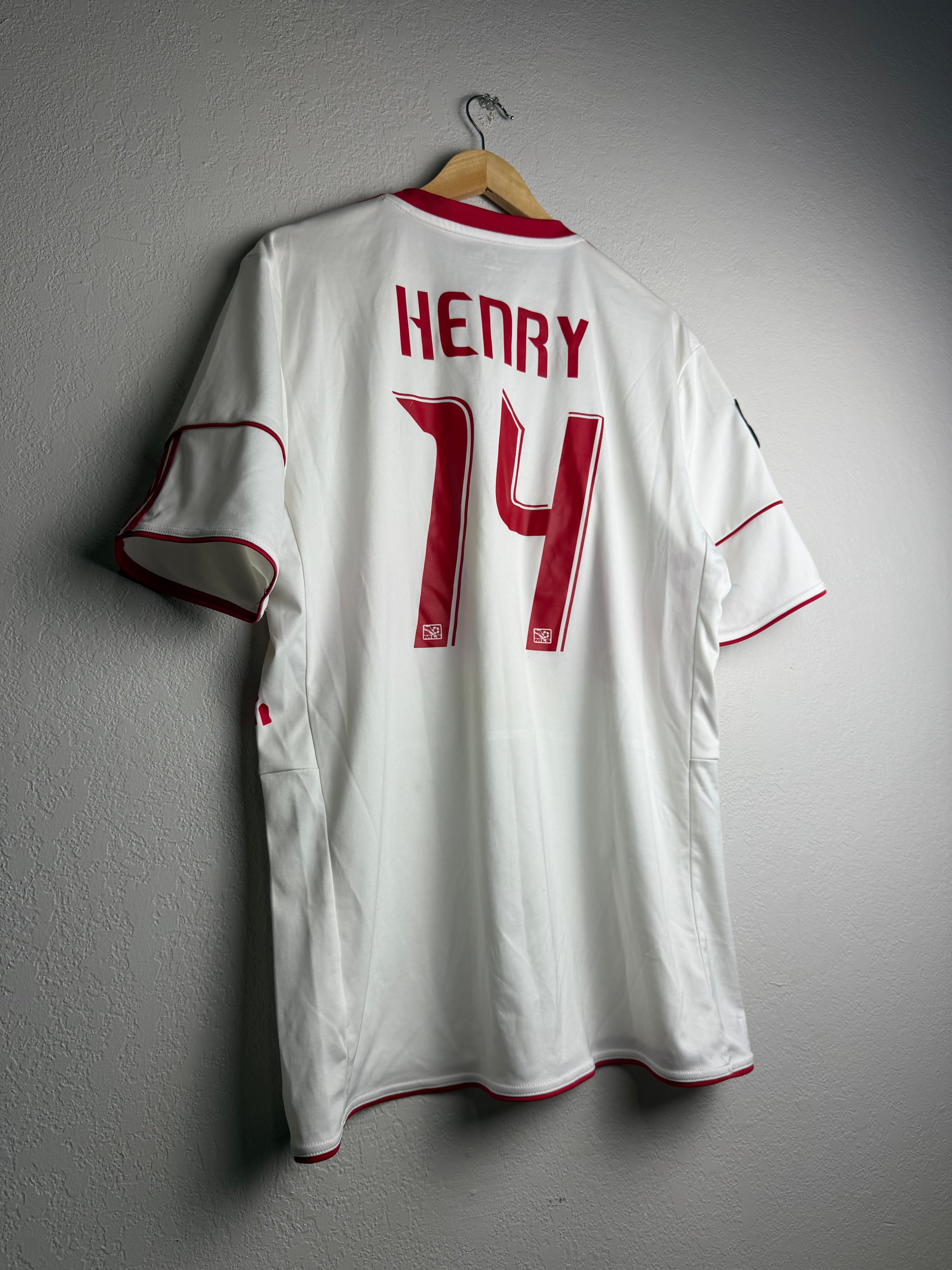 New York RedBulls 2010/11 Home Jersey #14 Henry