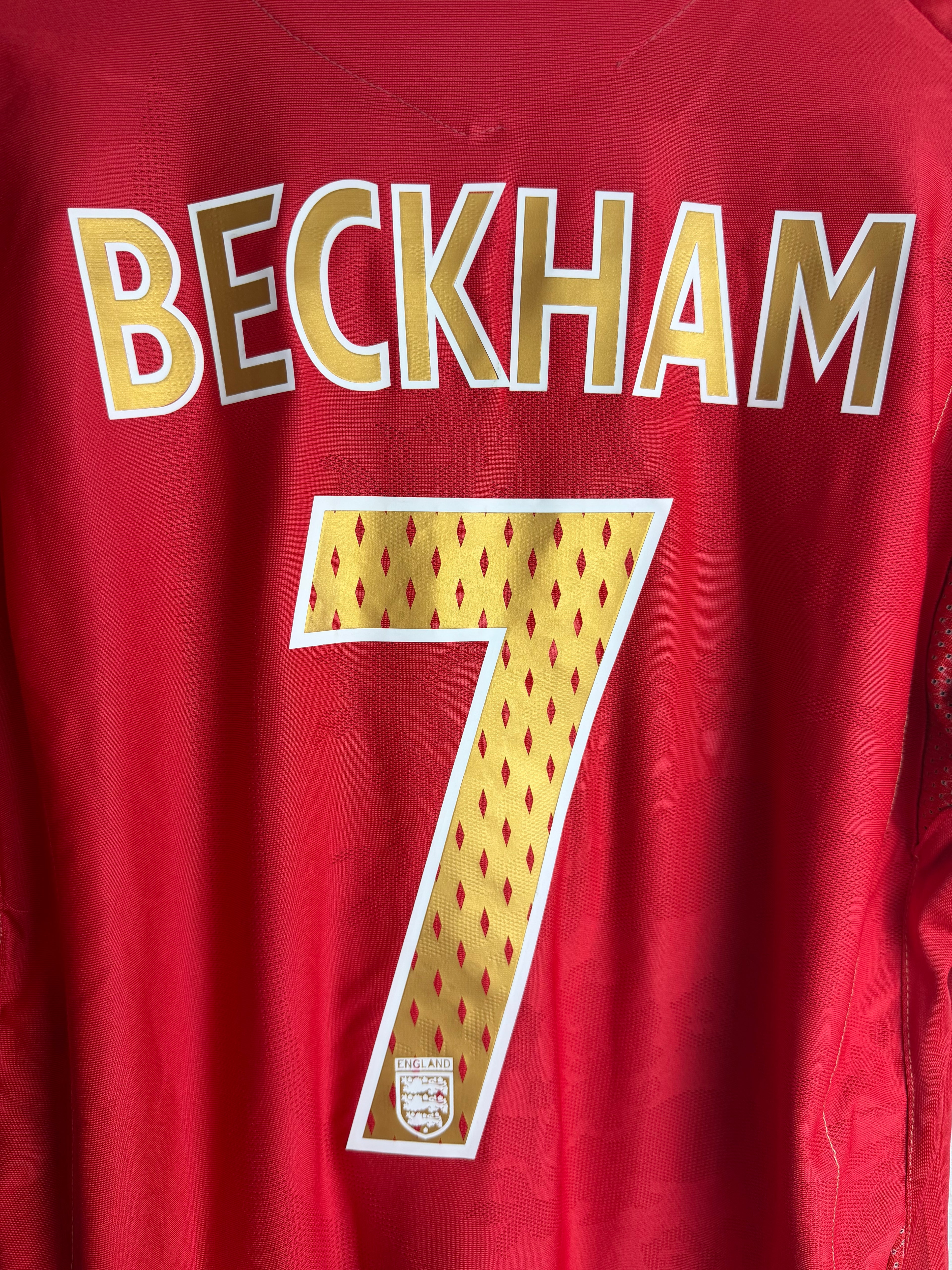 England National Team 2007/08 Away Jersey #7 Beckham