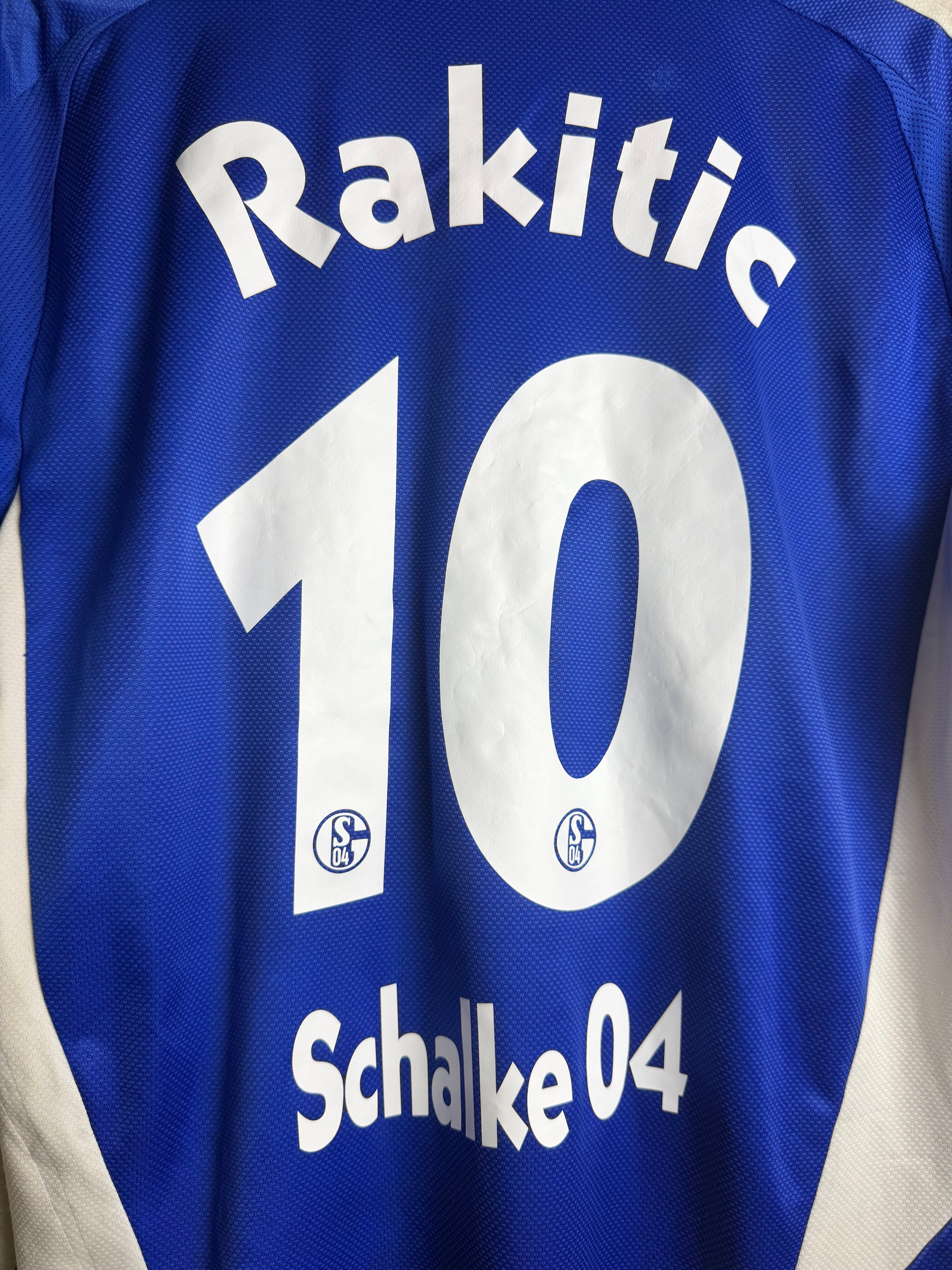 Schalke 04 2008/09 Home Jersey #10 Rakitic