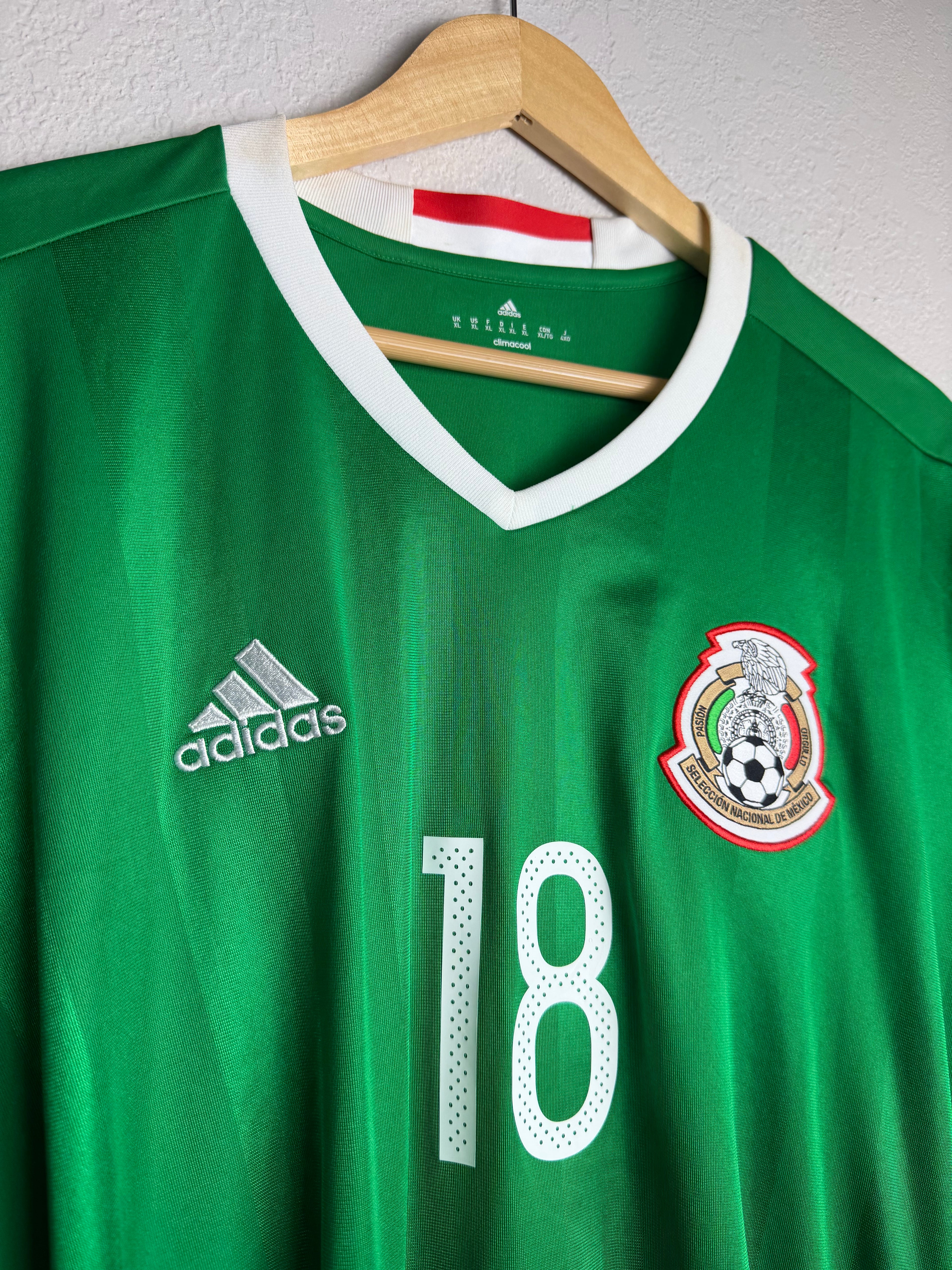 Mexico National Team 2016 Home Jersey #18 Guardado