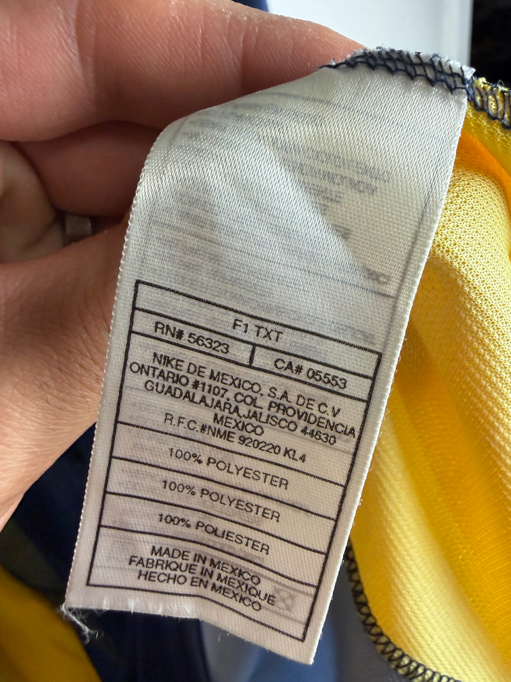 Club America 2000/01 Away Jersey #15 Hernandez