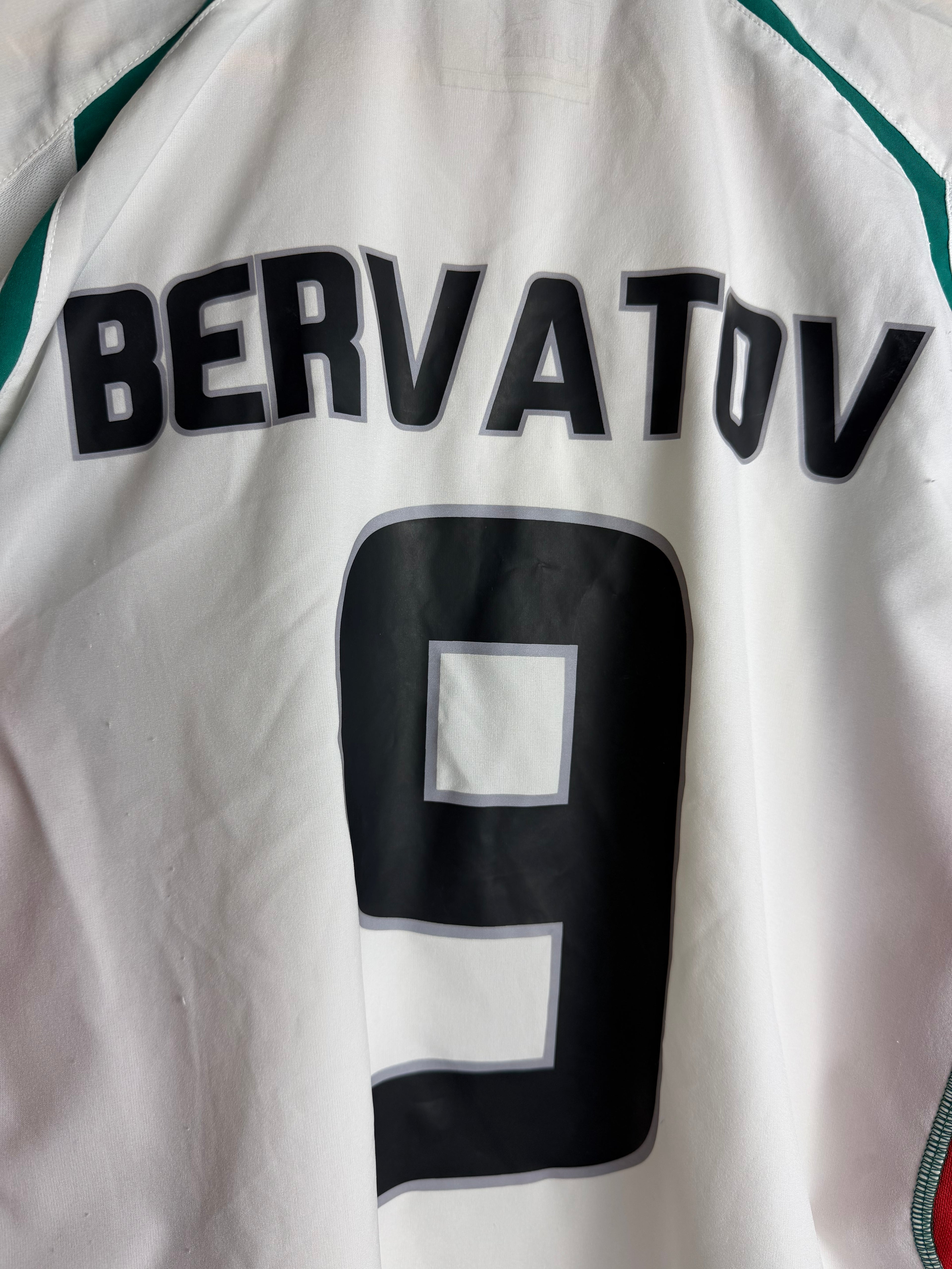 Bulgaria National Team 2004 Home Jersey #9 Bervatov