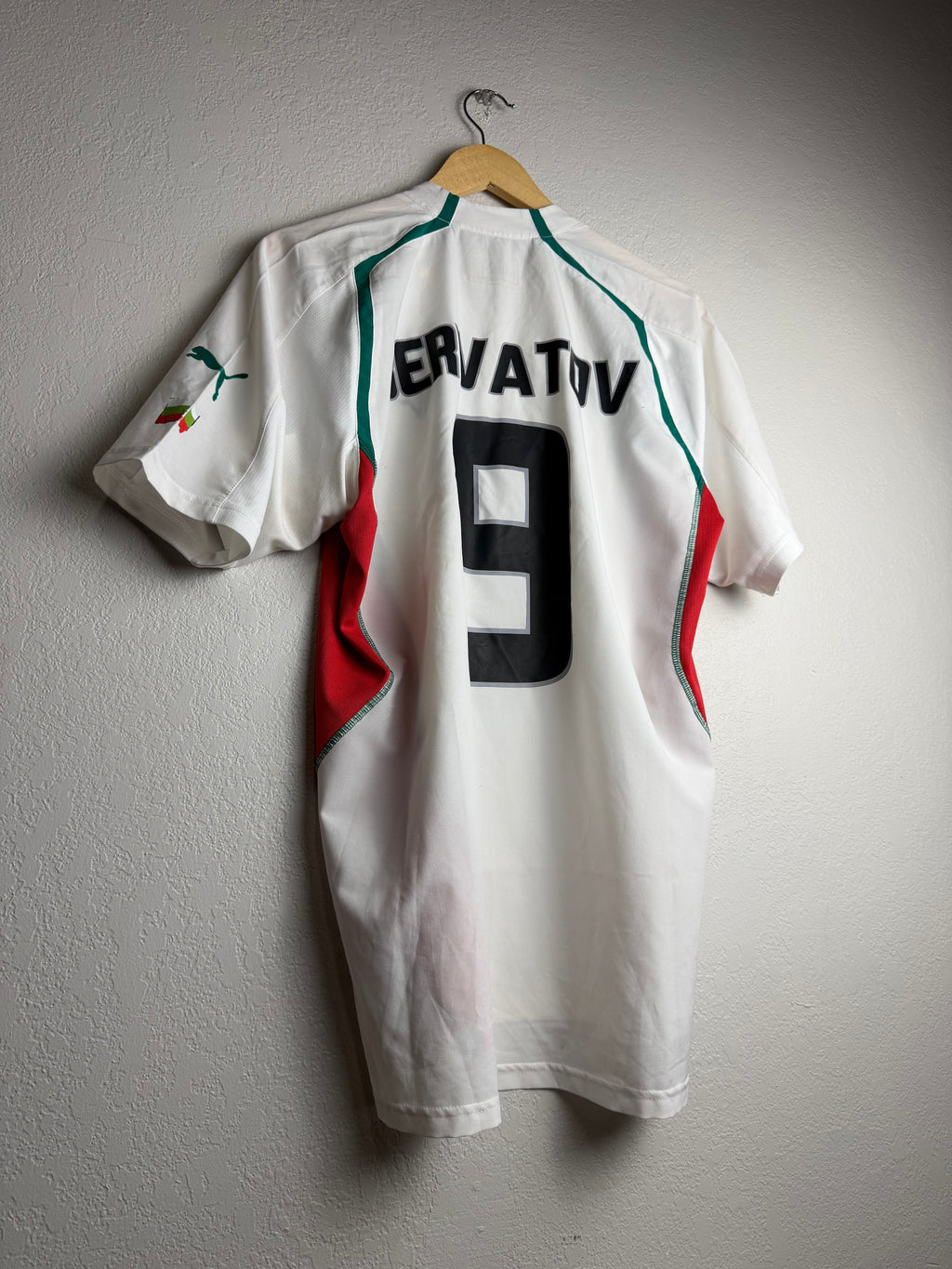 Bulgaria National Team 2004 Home Jersey #9 Bervatov