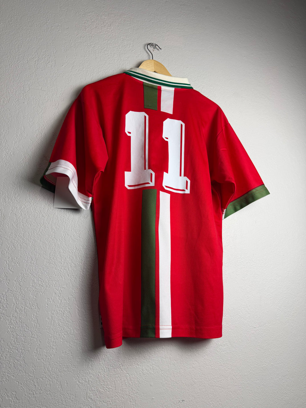 Wales National Team 1995/96 Home Jersey #11 Giggs