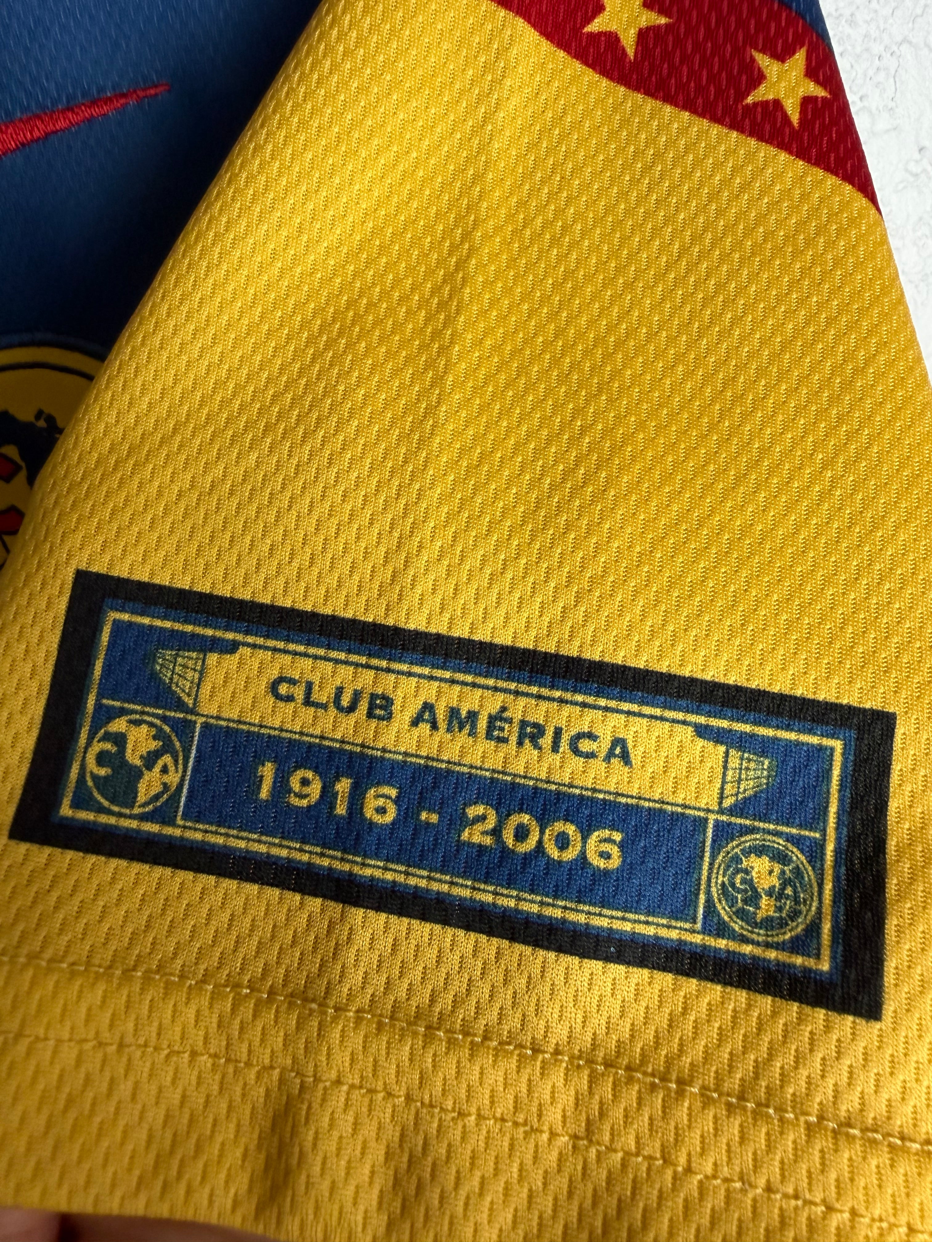 Club America 2006/07 90th Anniversary Jersey #7 Lopez