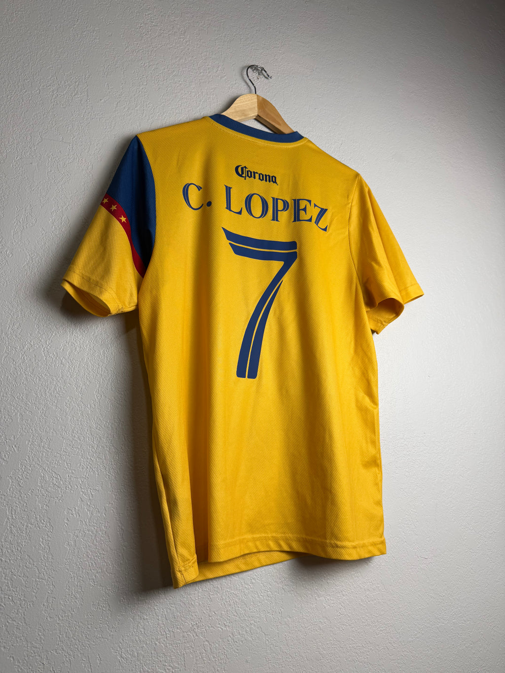 Club America 2006/07 90th Anniversary Jersey #7 Lopez
