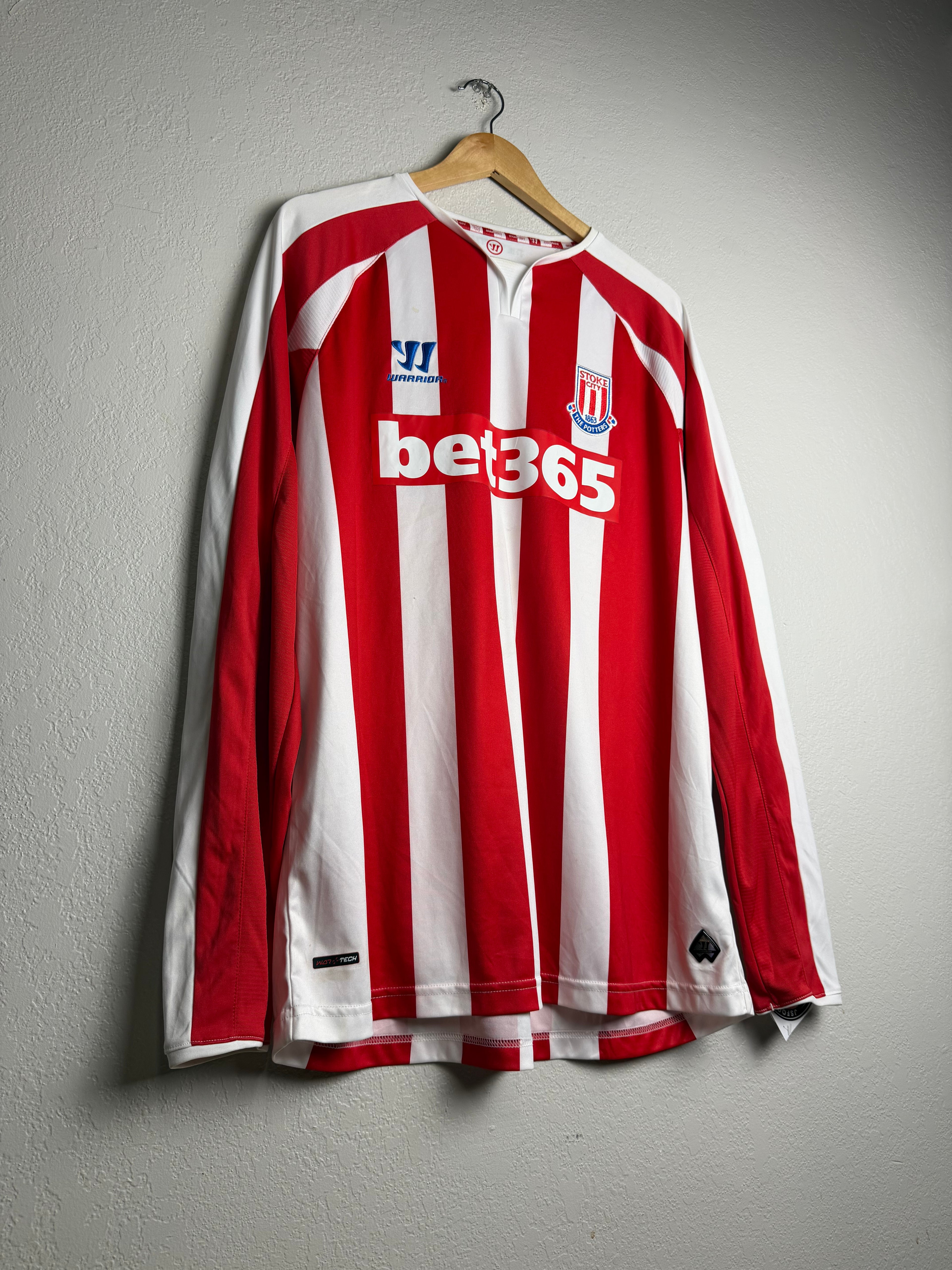 Stoke City FC 2015/16 Home Jersey #25 Crouch