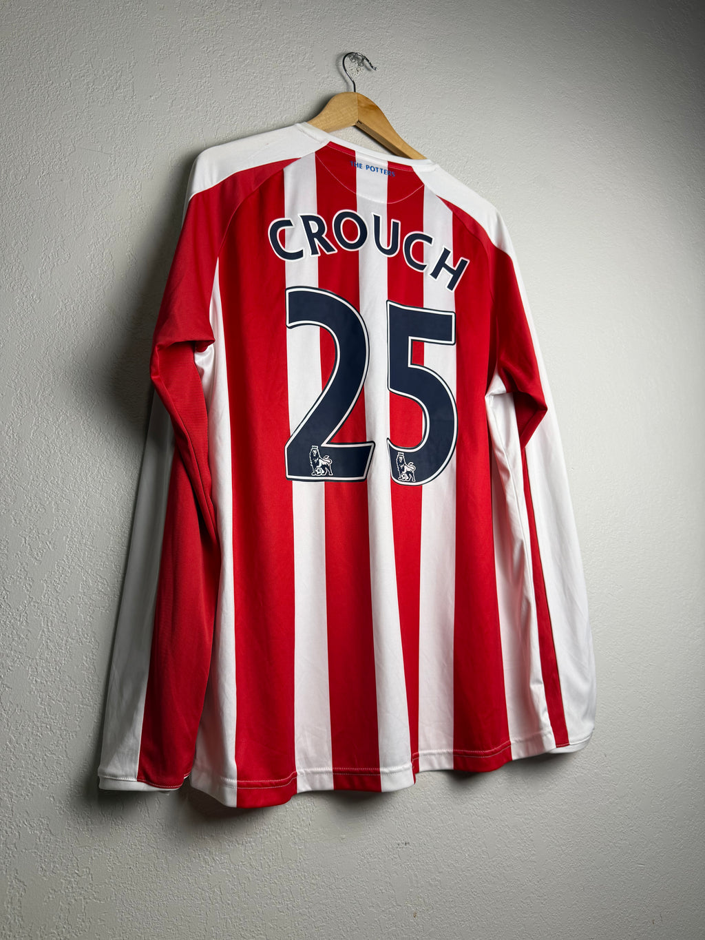 Stoke City FC 2015/16 Home Jersey #25 Crouch