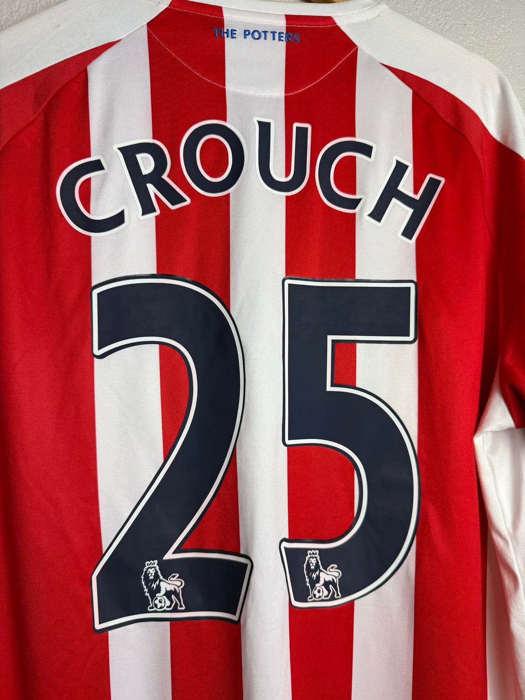 Stoke City FC 2015/16 Home Jersey #25 Crouch
