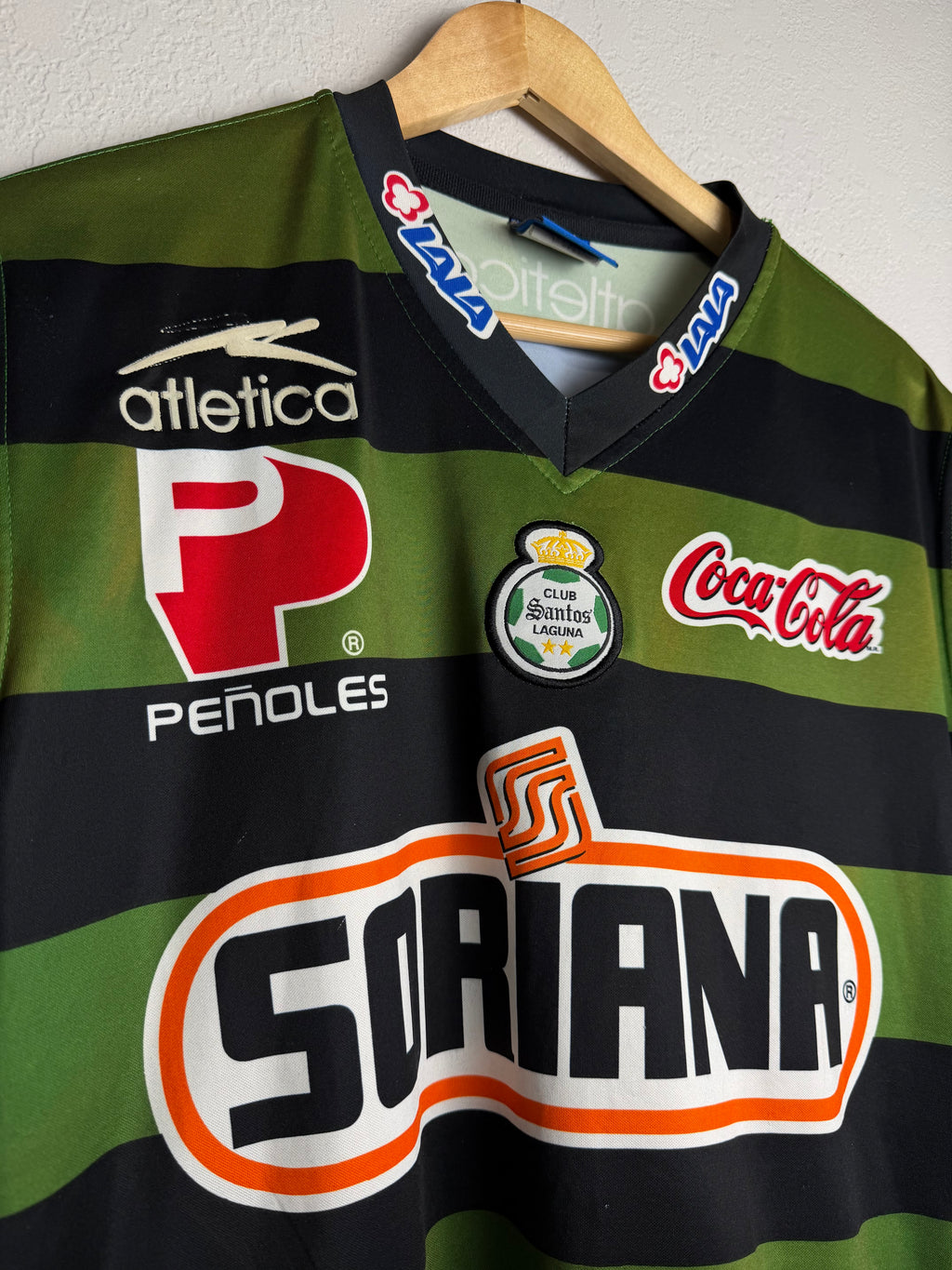 Santos Laguna 2003/04 Away Jersey #58 Borgetti