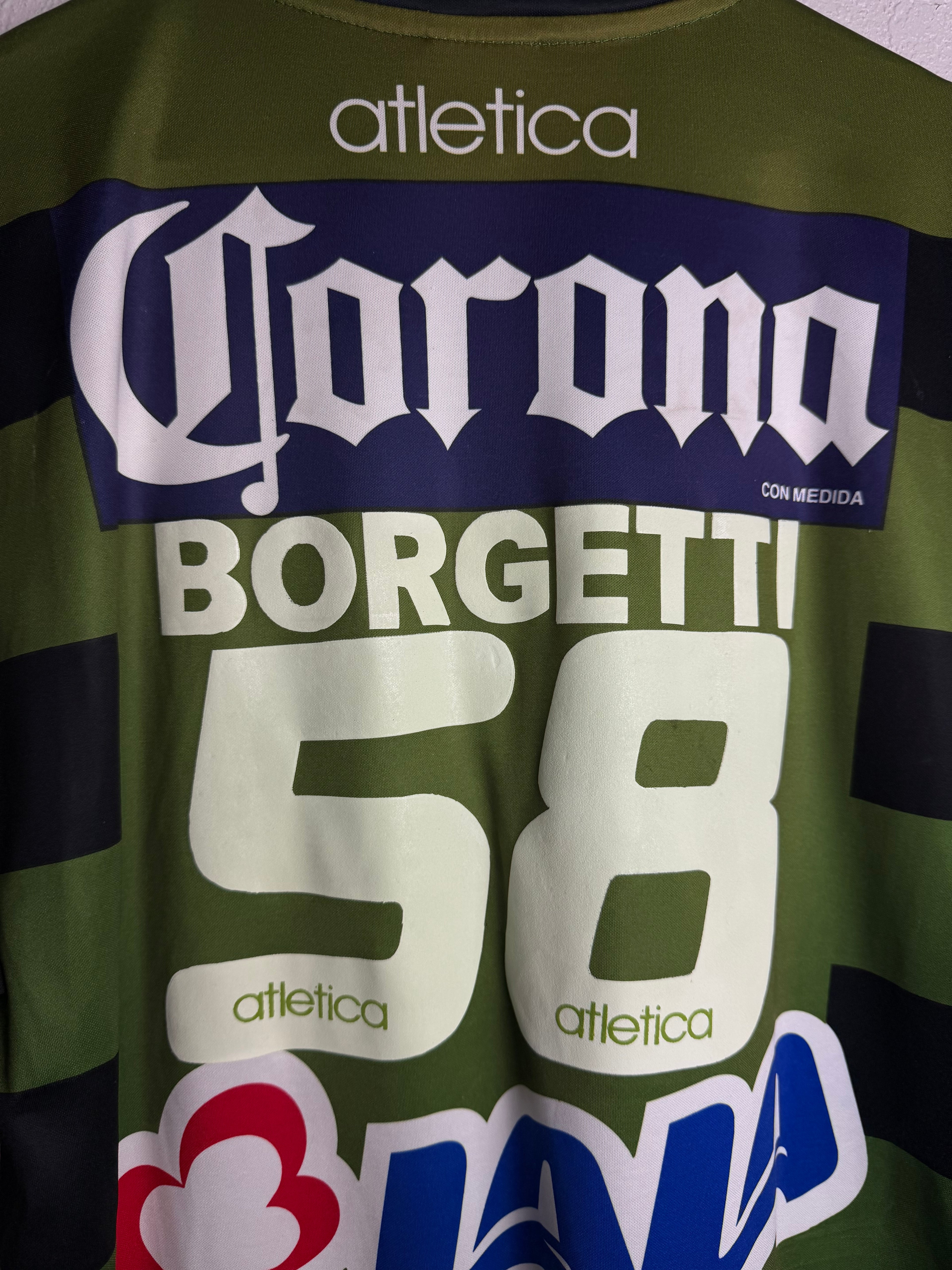 Santos Laguna 2003/04 Away Jersey #58 Borgetti