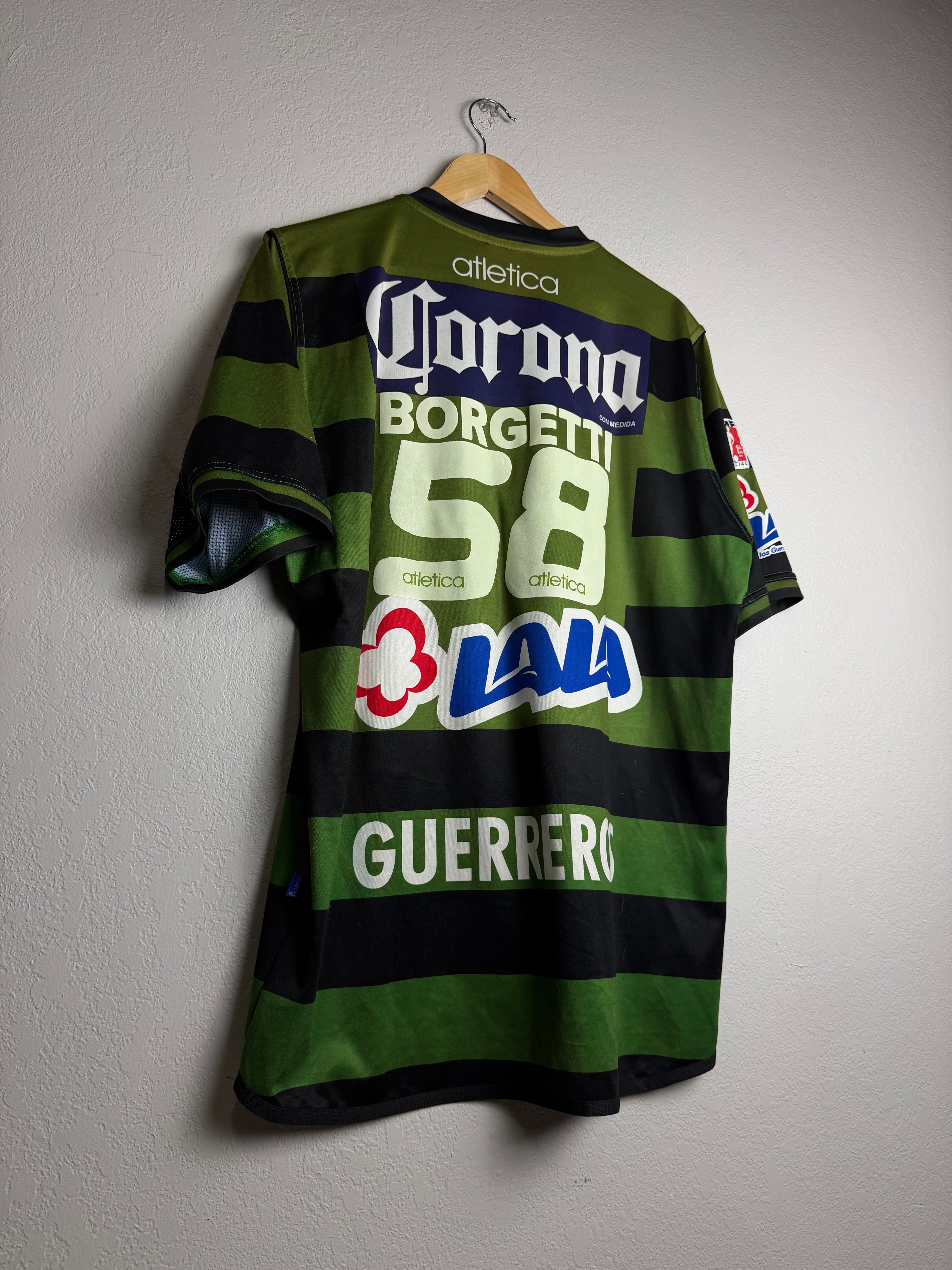 Santos Laguna 2003/04 Away Jersey #58 Borgetti