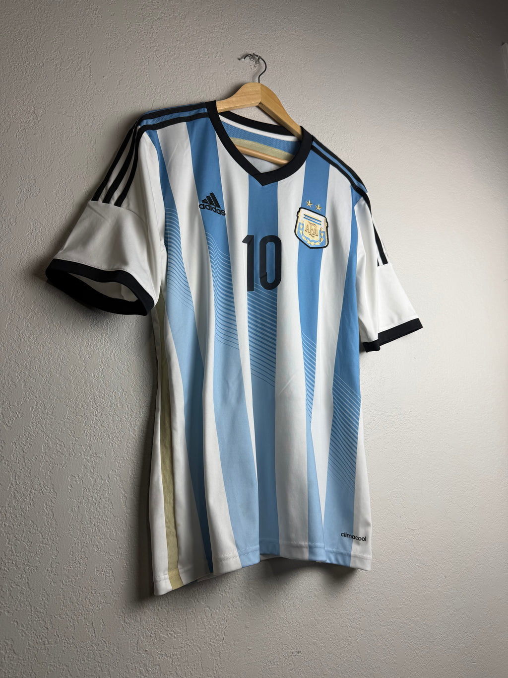 Argentina National Team 2014 Home Jersey #10 Messi