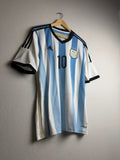 Argentina National Team 2014 Home Jersey #10 Messi