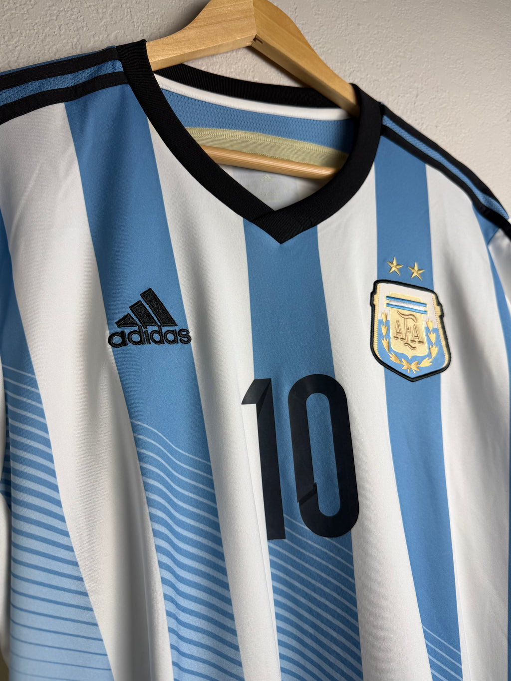 Argentina National Team 2014 Home Jersey #10 Messi