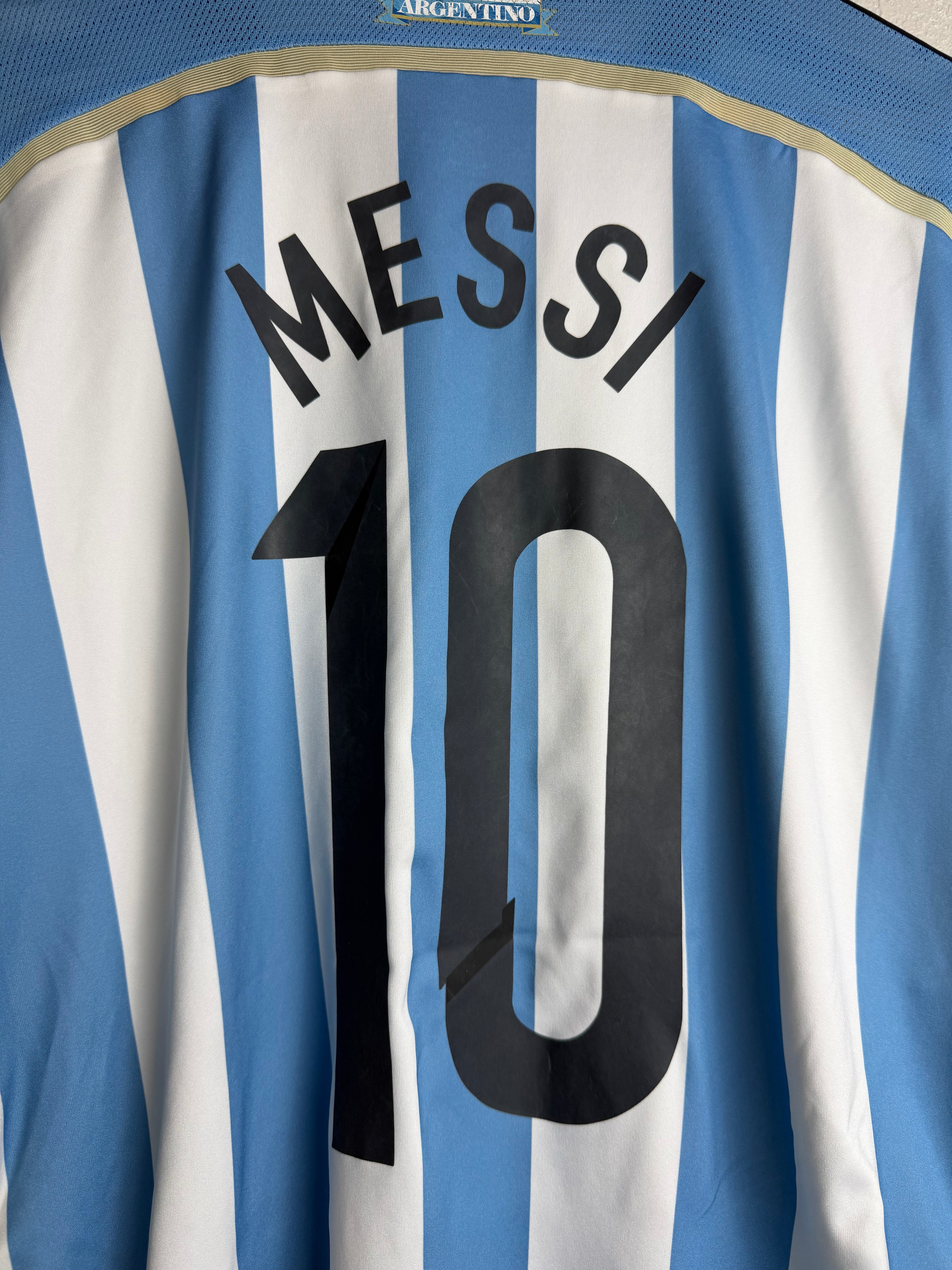 Argentina National Team 2014 Home Jersey #10 Messi