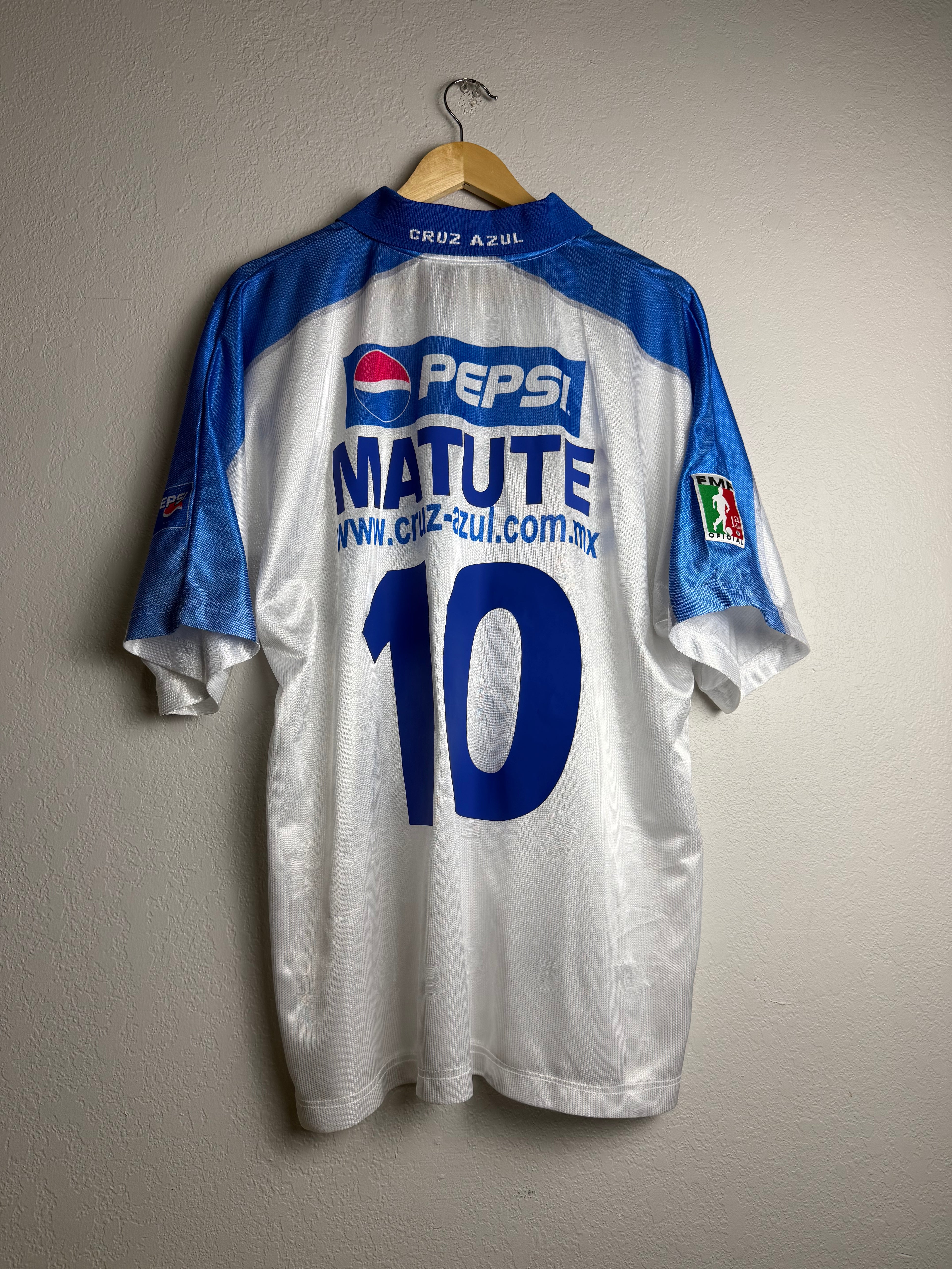 Cruz Azul FC 1999/2000 Away Jersey #10 Matute
