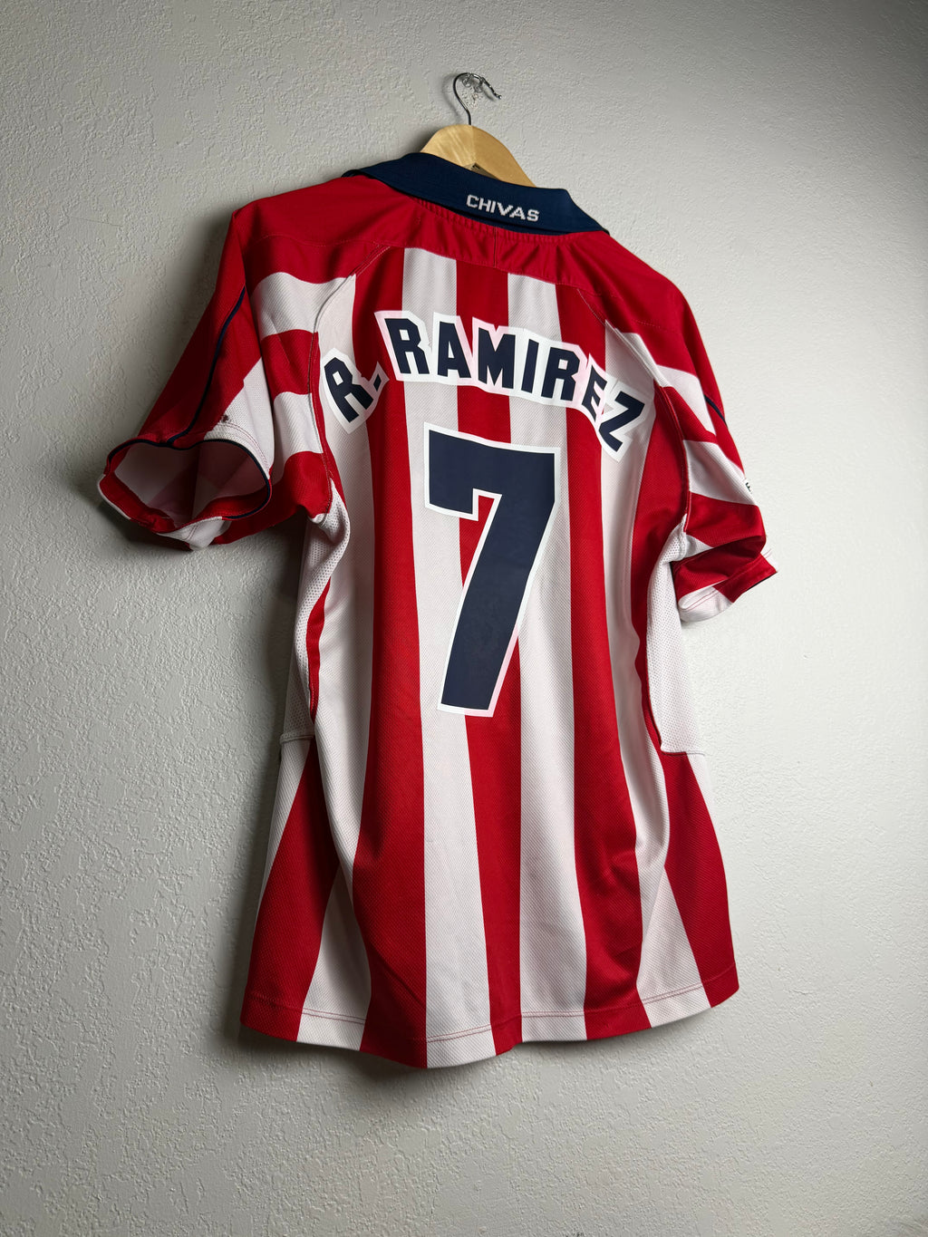 CD Guadalajara Chivas 2003/04 Home Jersey #7 Ramirez