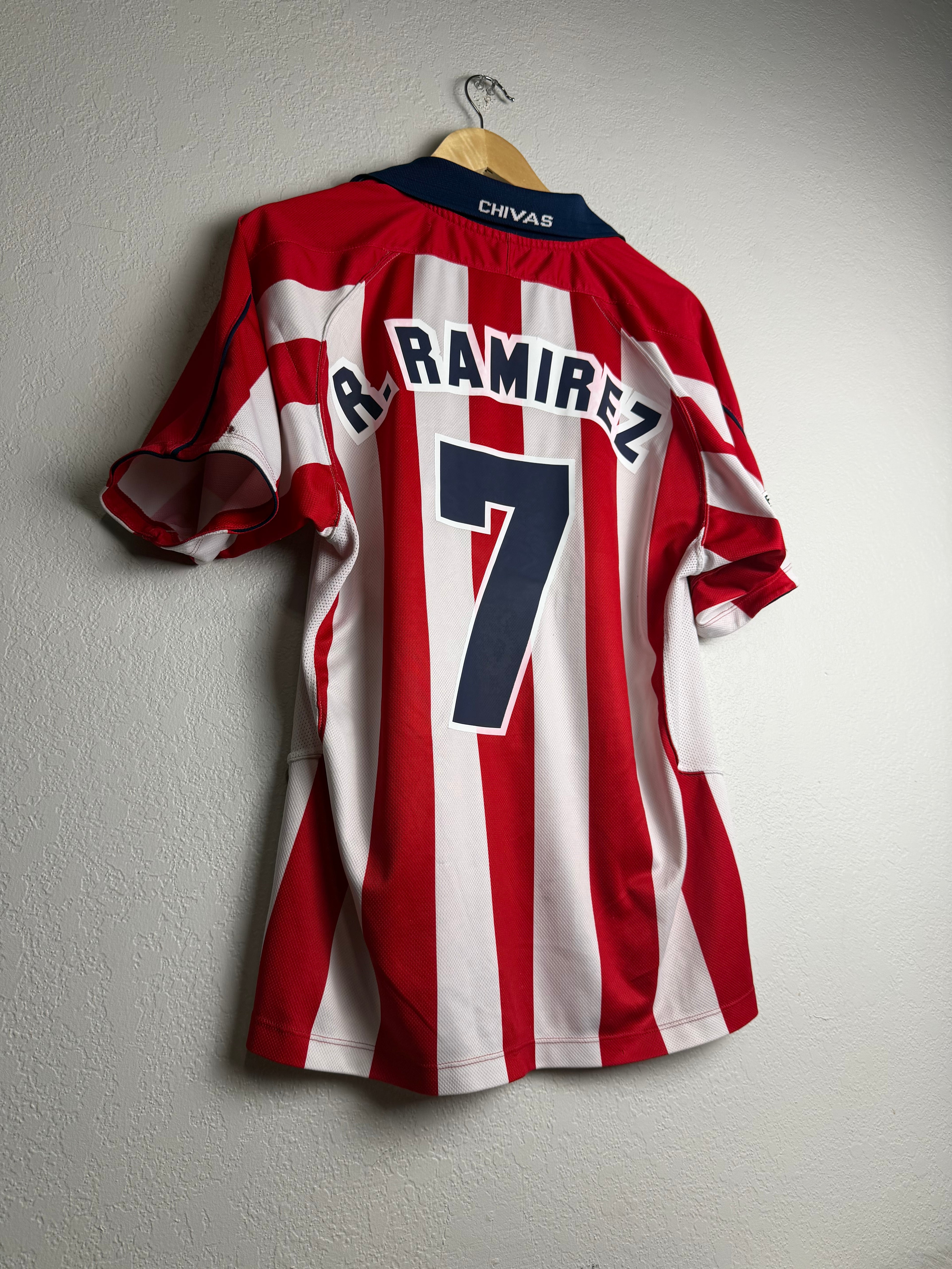 CD Guadalajara Chivas 2003/04 Home Jersey #7 Ramirez