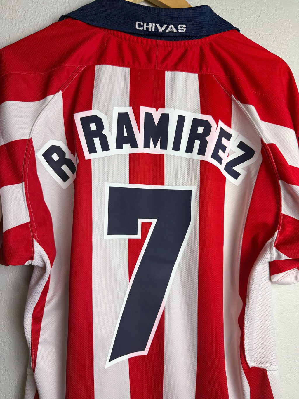CD Guadalajara Chivas 2003/04 Home Jersey #7 Ramirez
