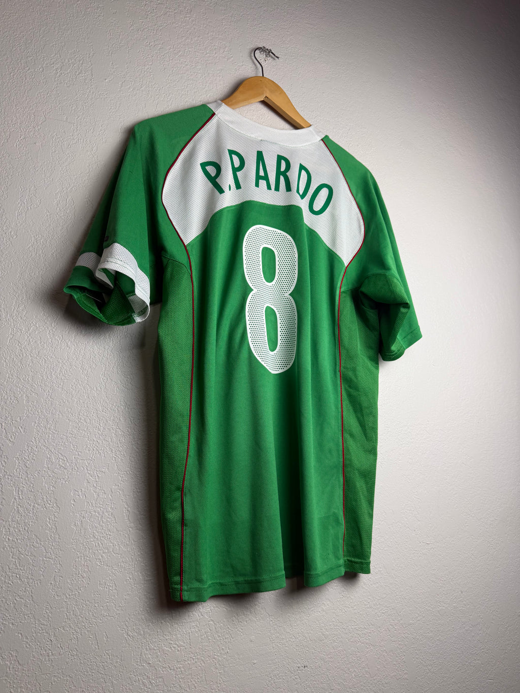 Mexico National Team 2004/05 Home Jersey #8 Pardo