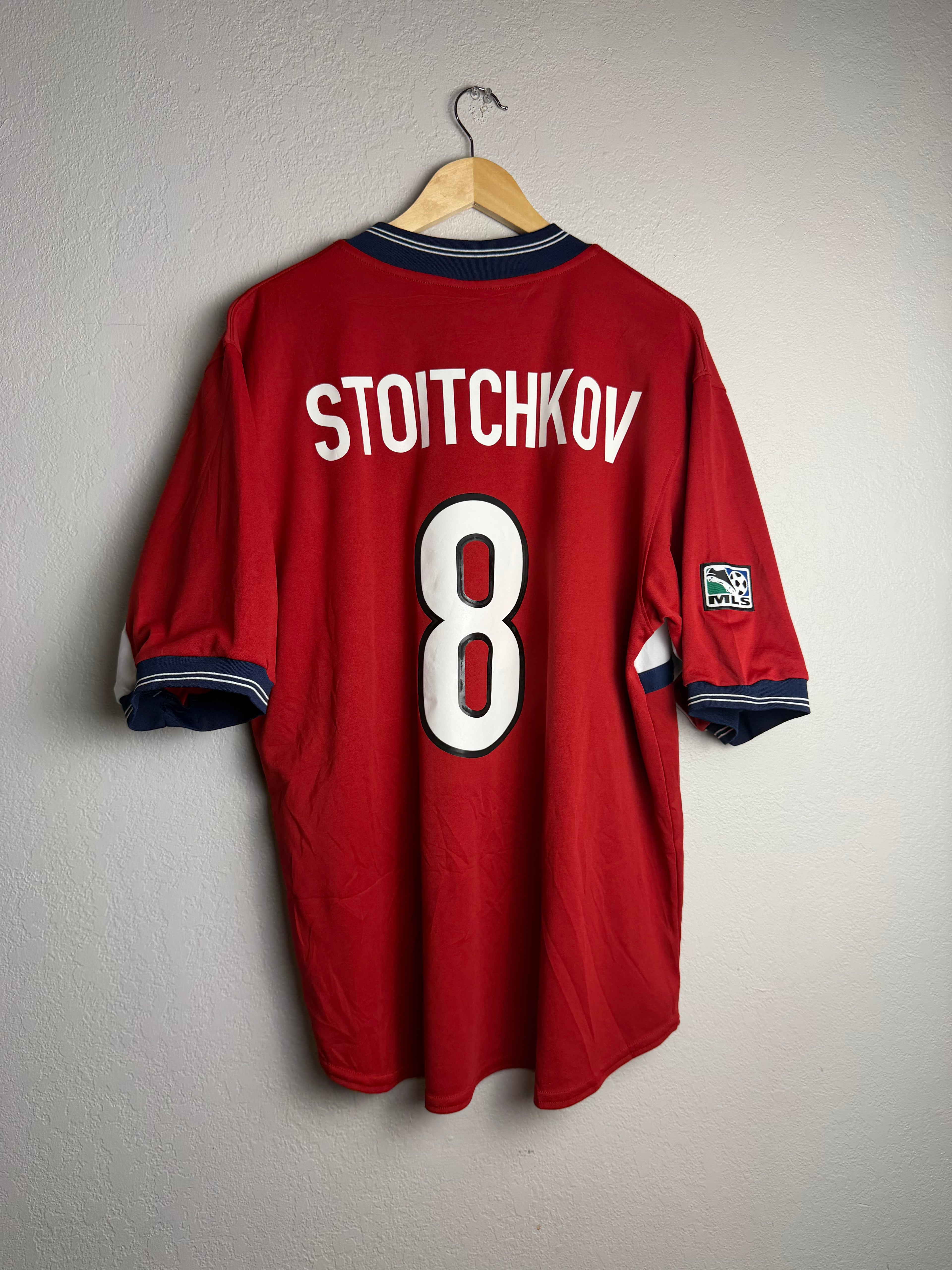 Chicago Fire 2000/02 Home Jersey #8 Stoichkov
