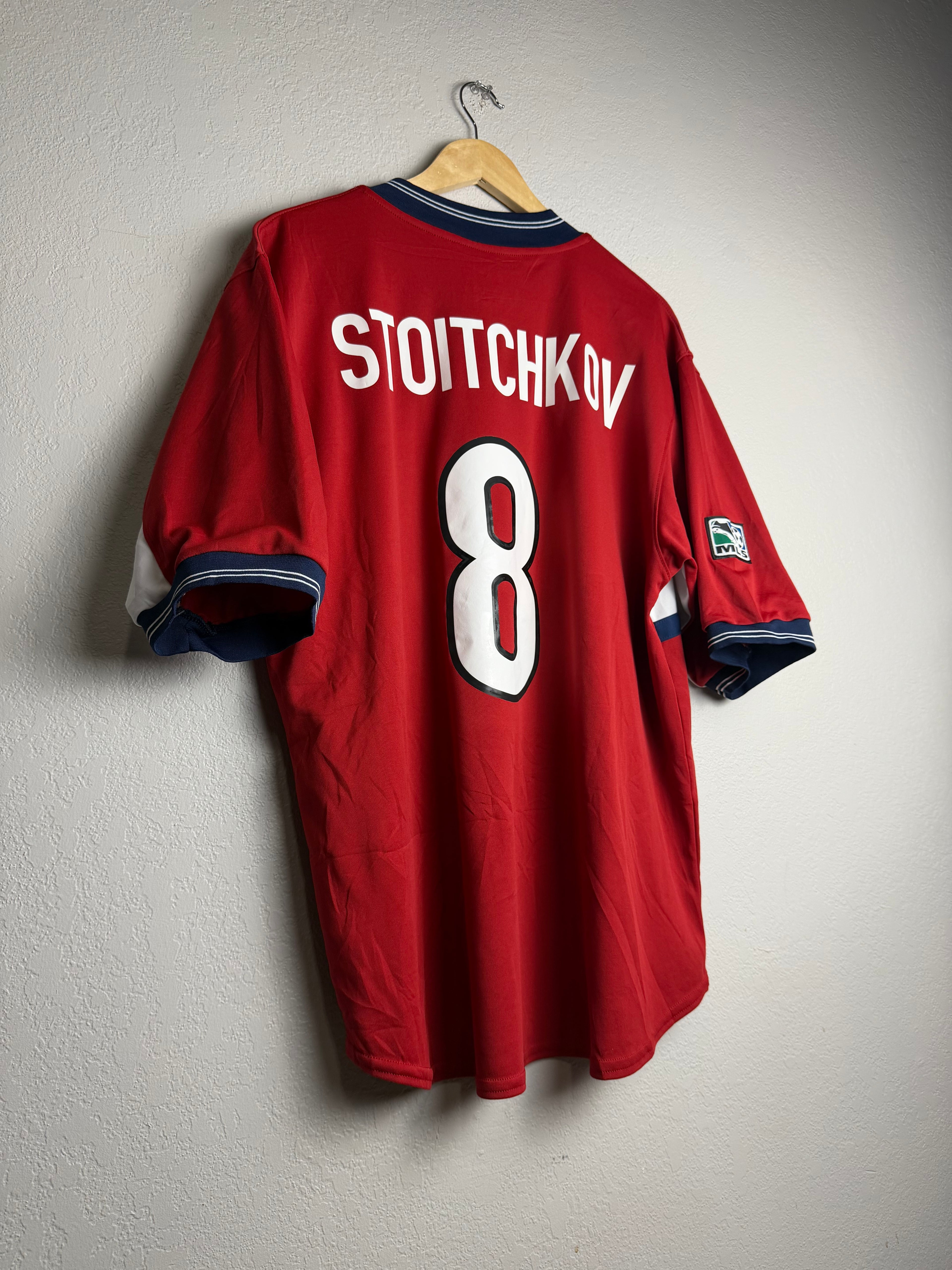 Chicago Fire 2000/02 Home Jersey #8 Stoichkov