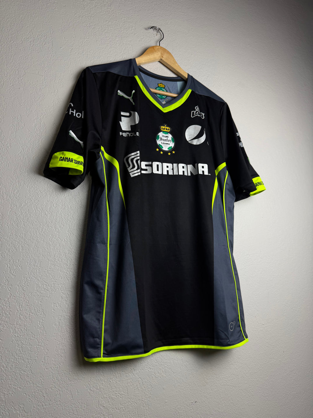 Santos Laguna 2014/15 Away Jersey #24 Hermoso