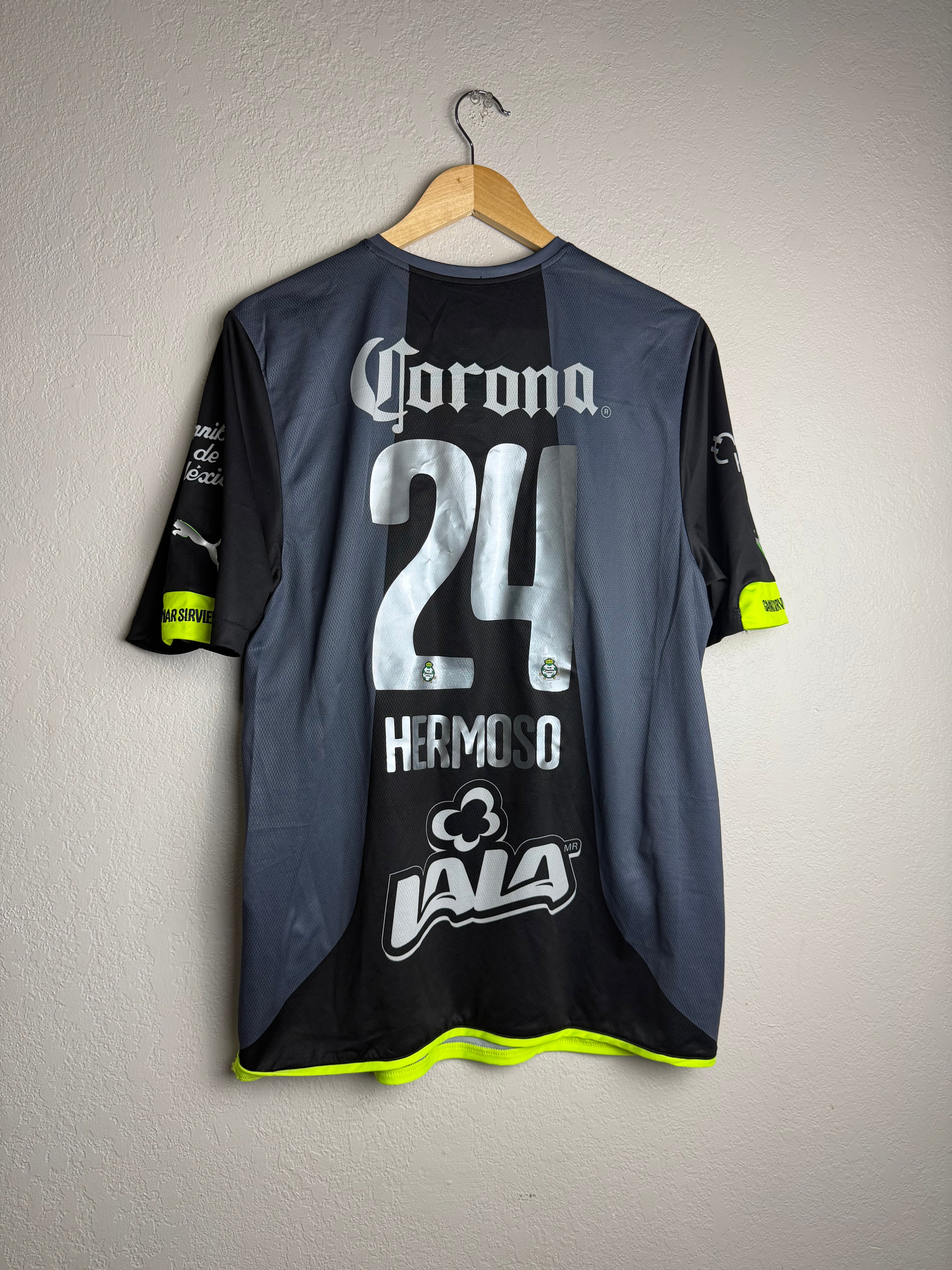 Santos Laguna 2014/15 Away Jersey #24 Hermoso