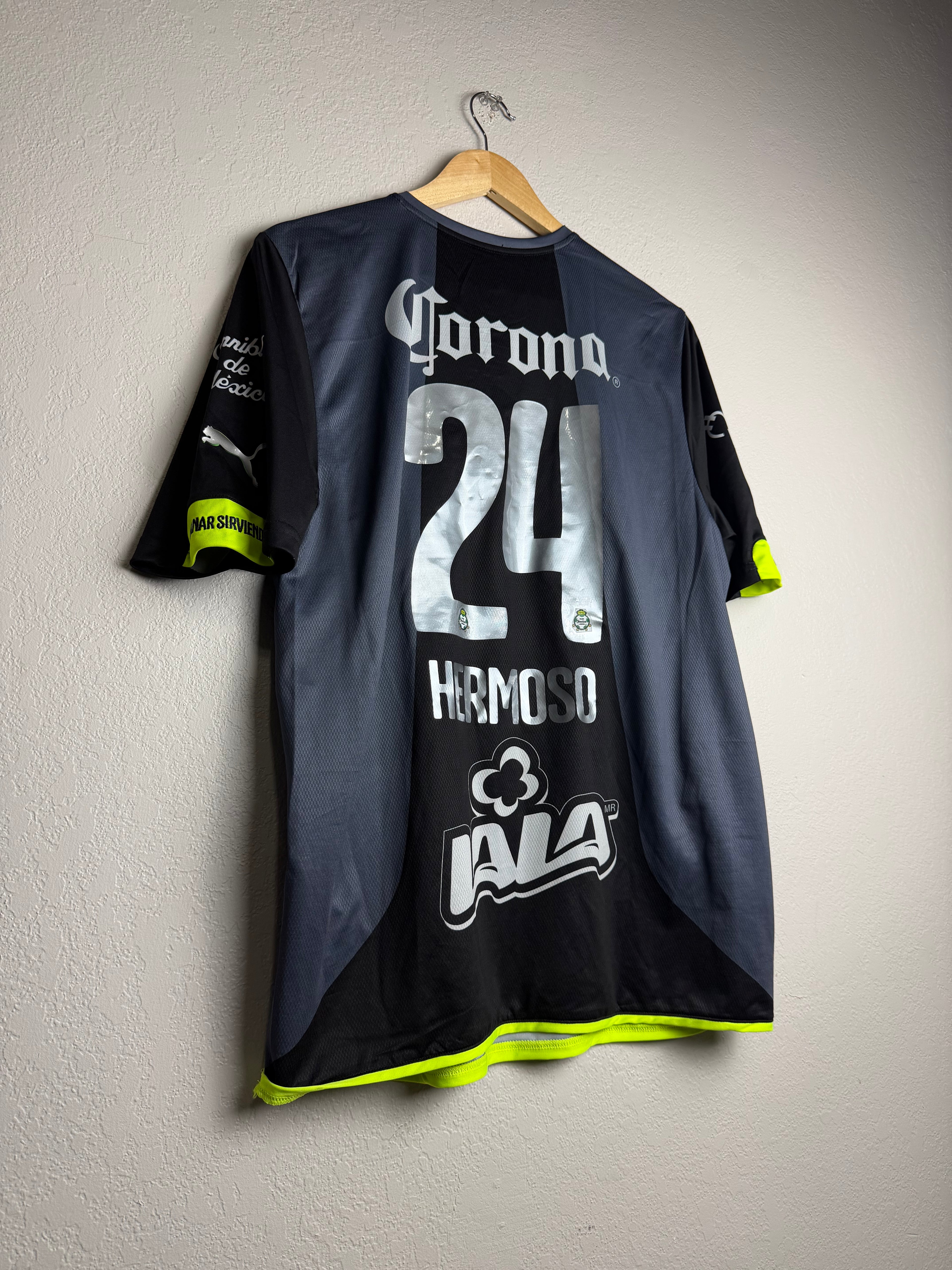 Santos Laguna 2014/15 Away Jersey #24 Hermoso