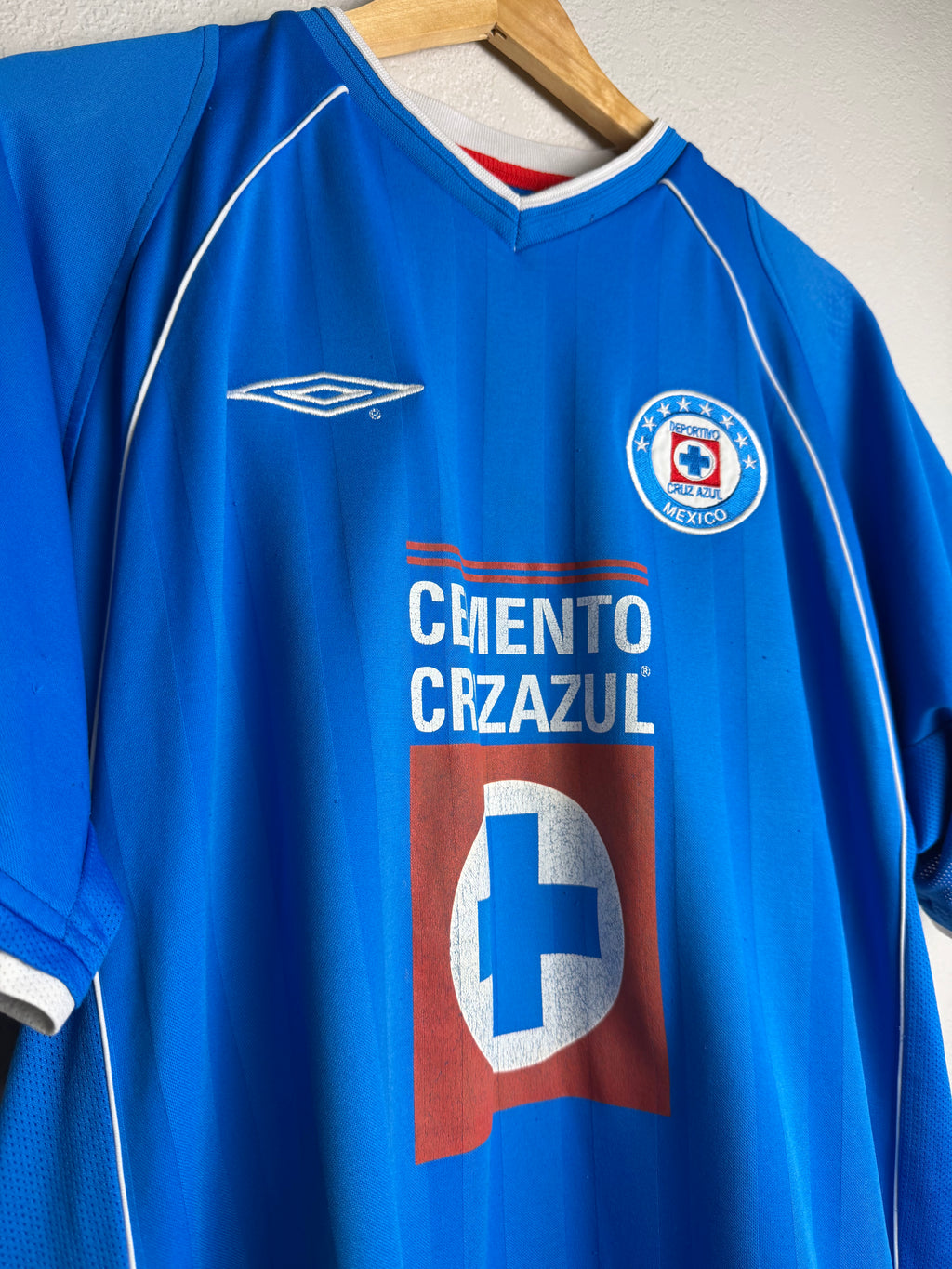 Cruz Azul FC 2002/03 Home Jersey #13 Loco Abreu