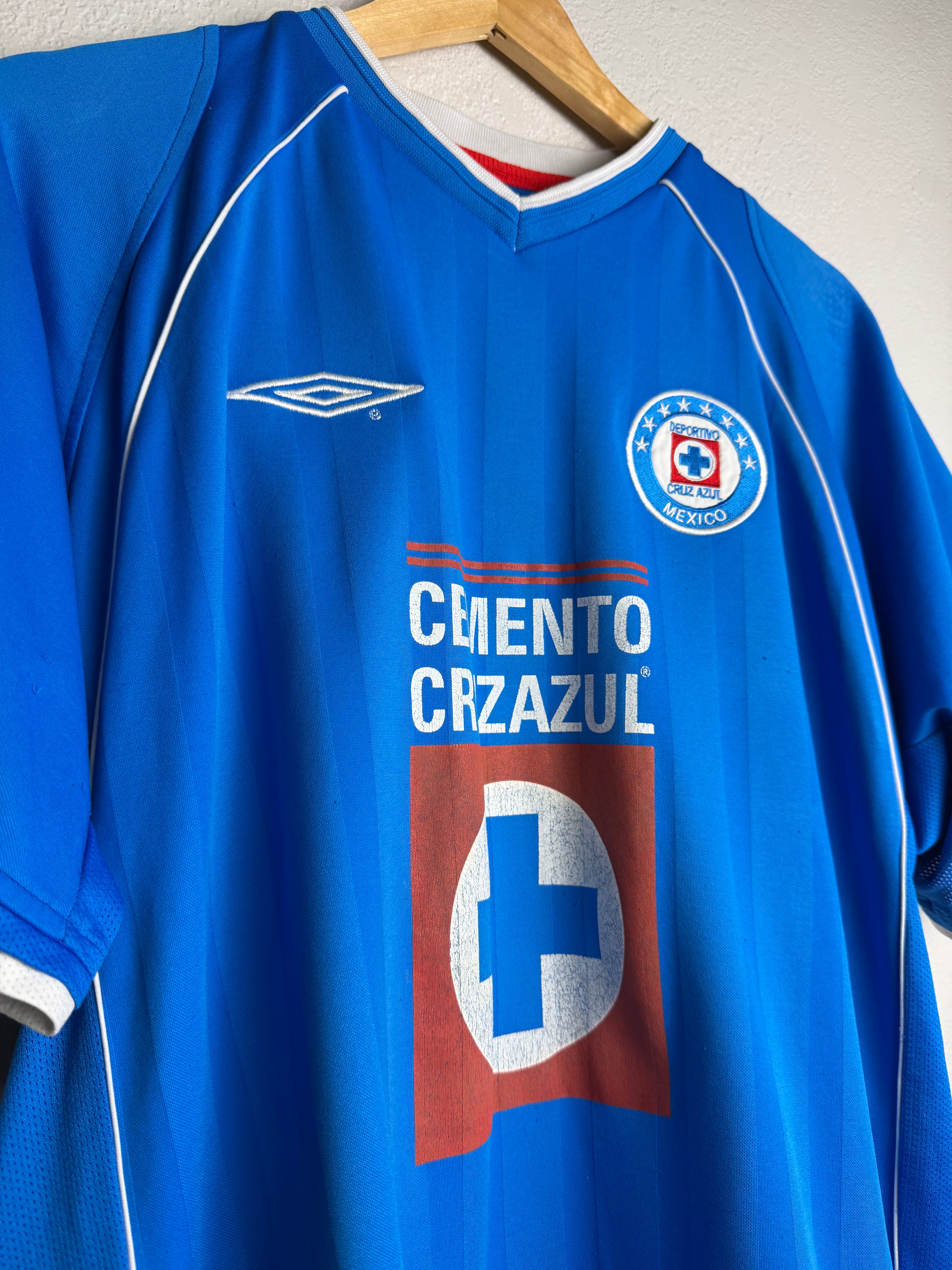 Cruz Azul FC 2002/03 Home Jersey #13 Loco Abreu
